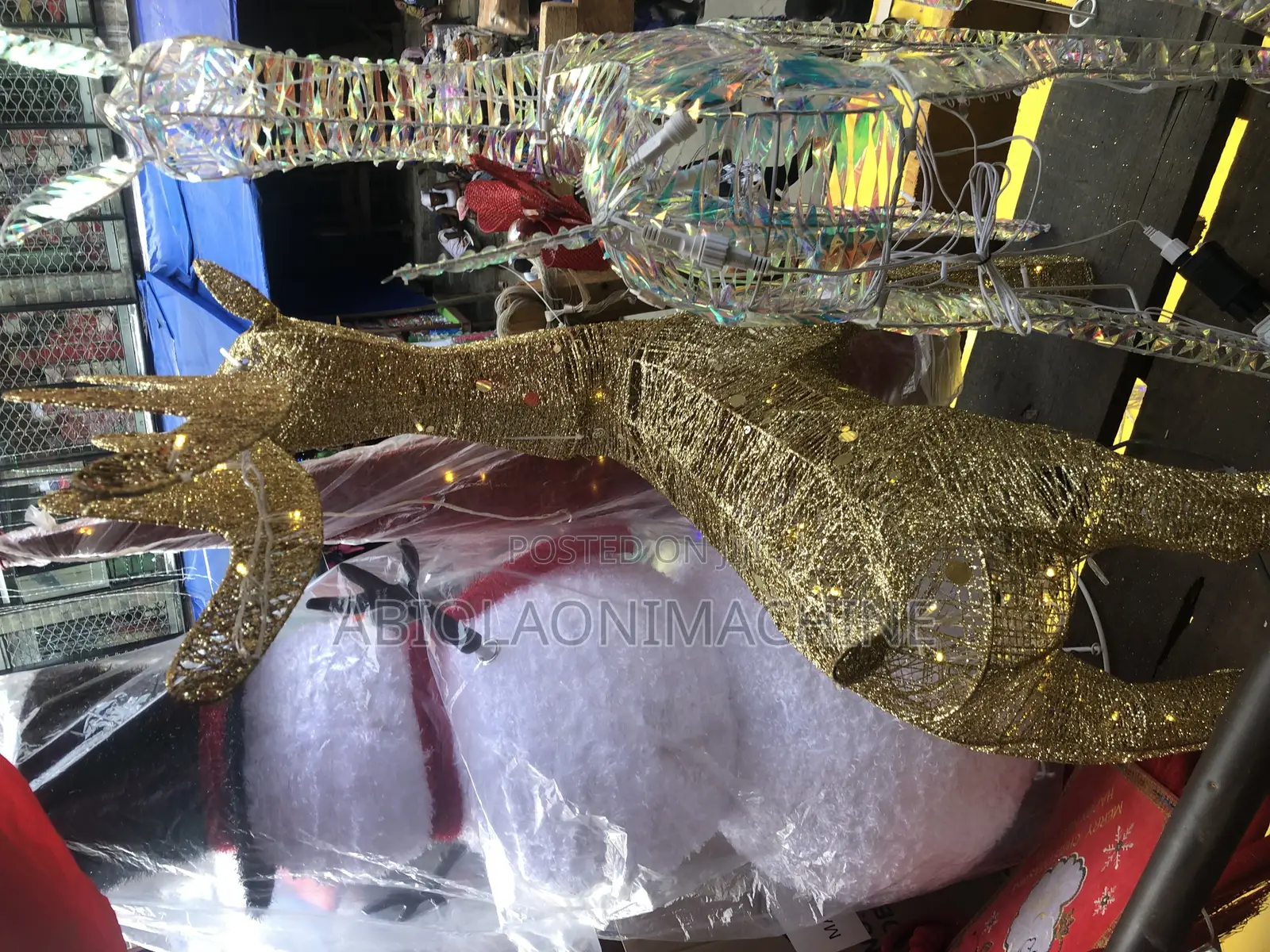 Metal Reindeer Light