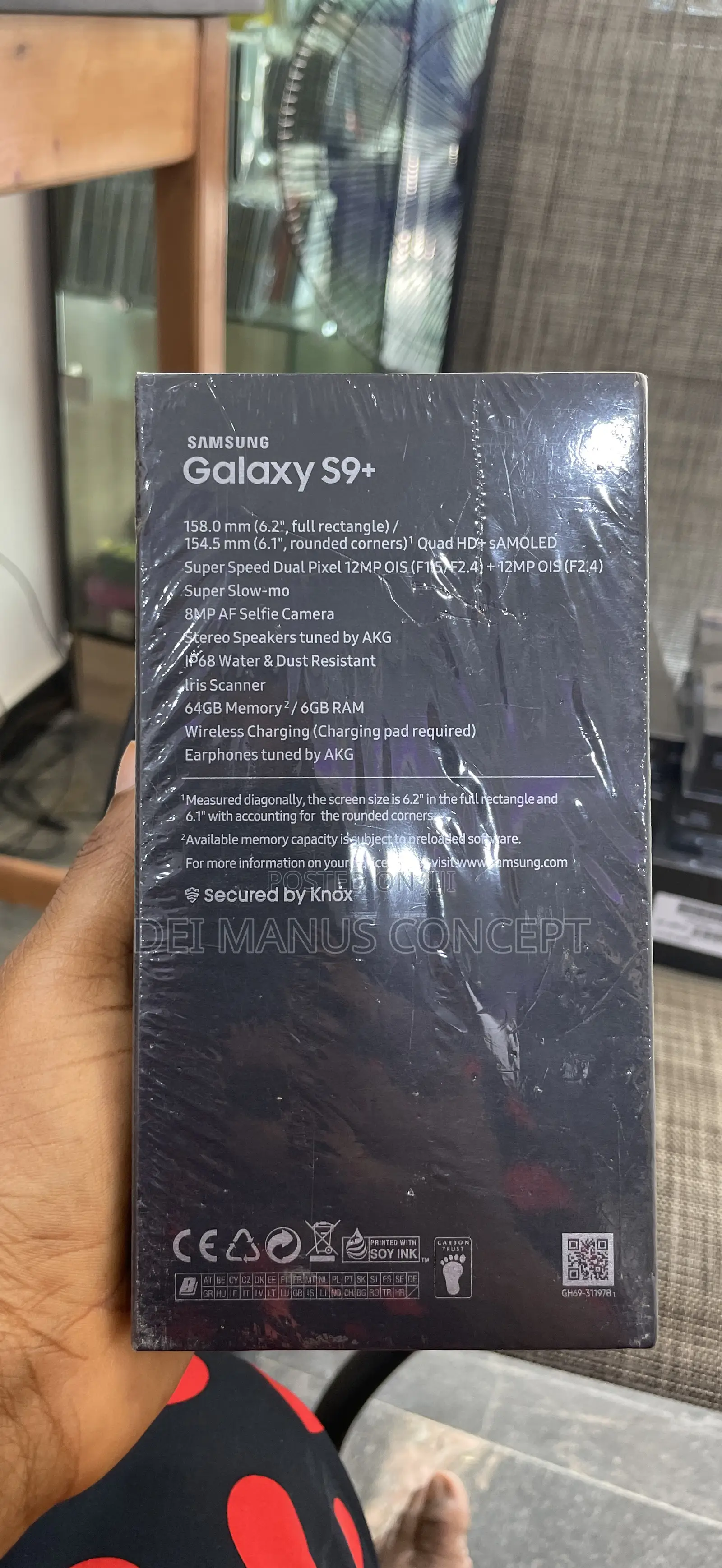 New Samsung Galaxy S9 Plus 64 GB Blue