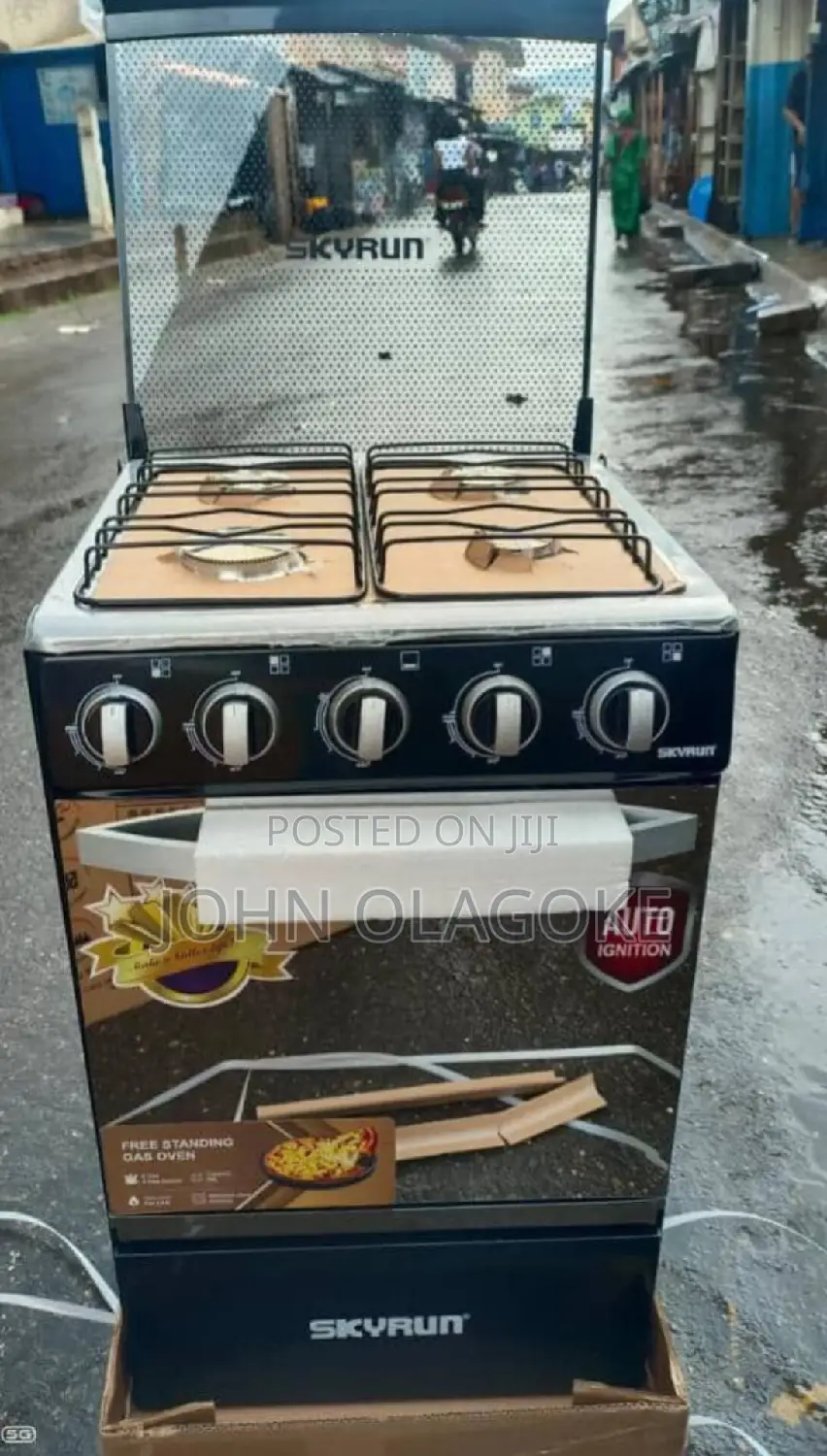 Skyrun Auto 4 Burner Gas Cooker With Oven
 Automatic Ignition