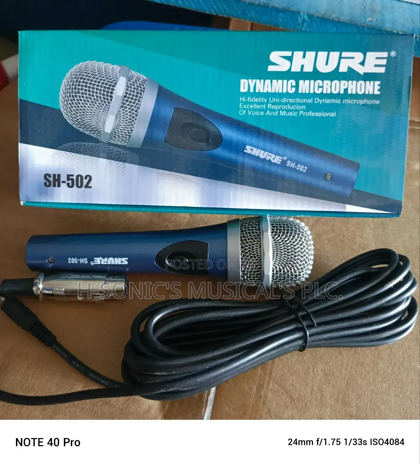 Shure Sh-502 Weird Dynamic Microphone