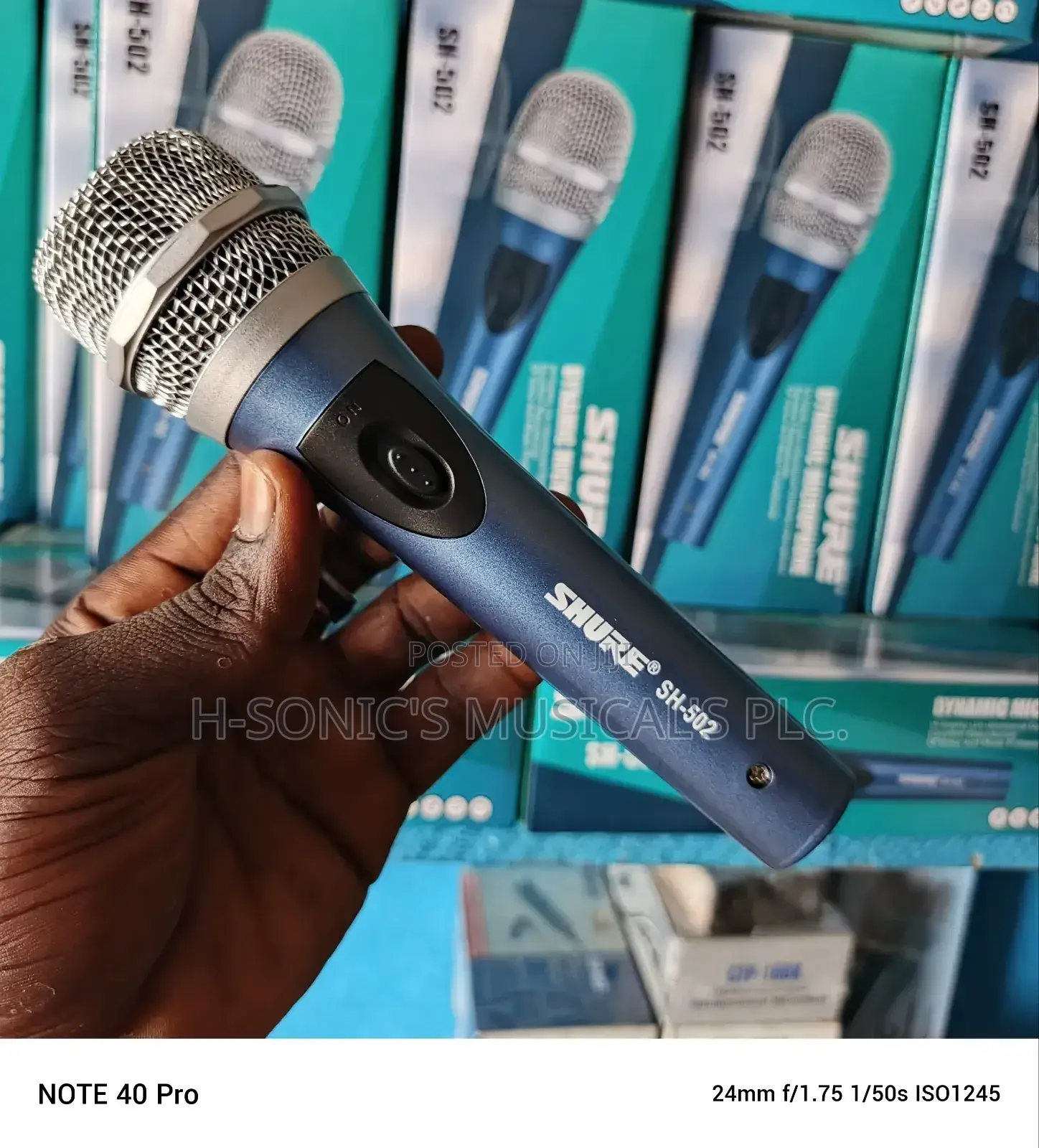 Shure Sh-502 Weird Dynamic Microphone