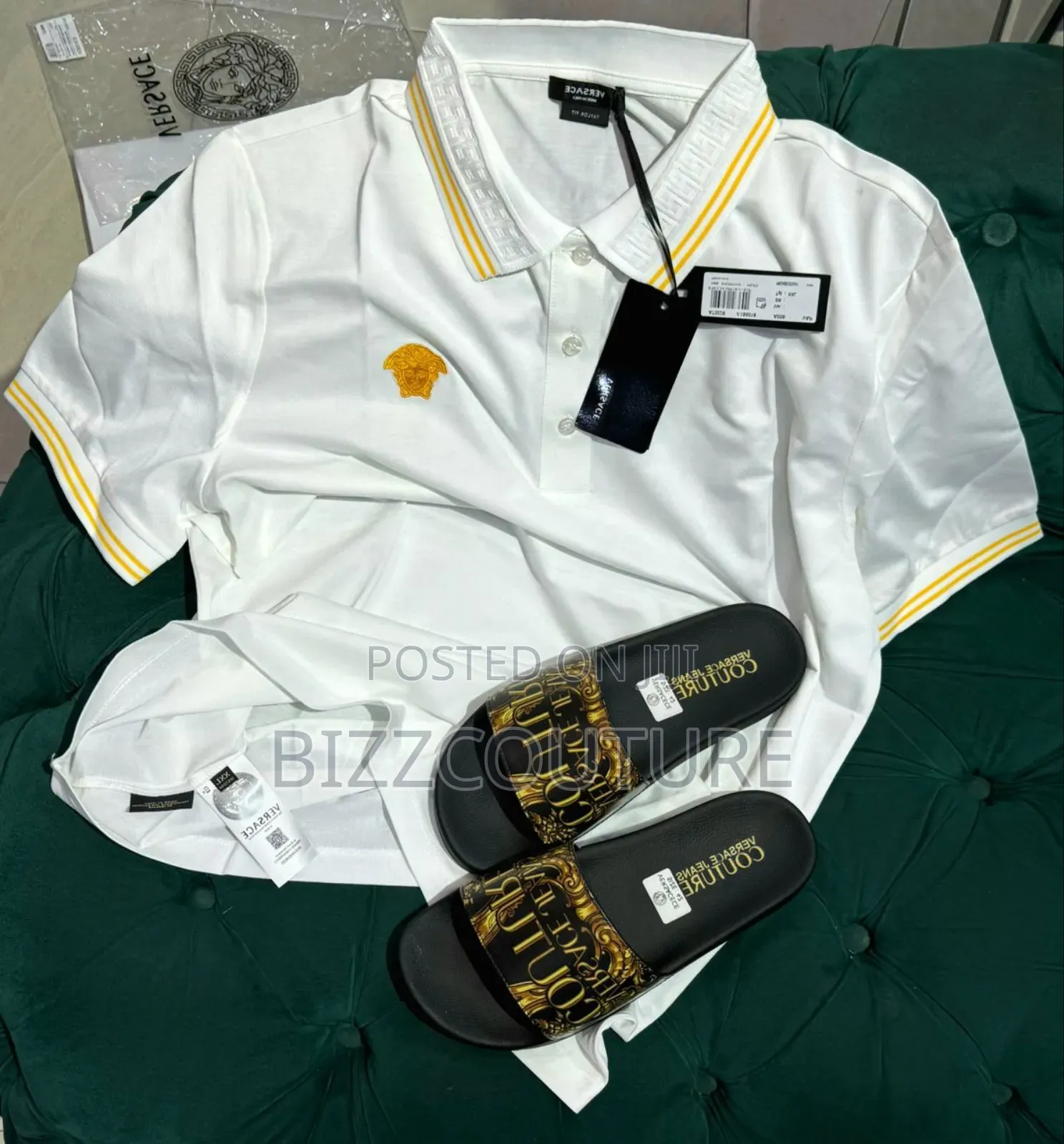 Original Versace Polo Shirts Available in Store