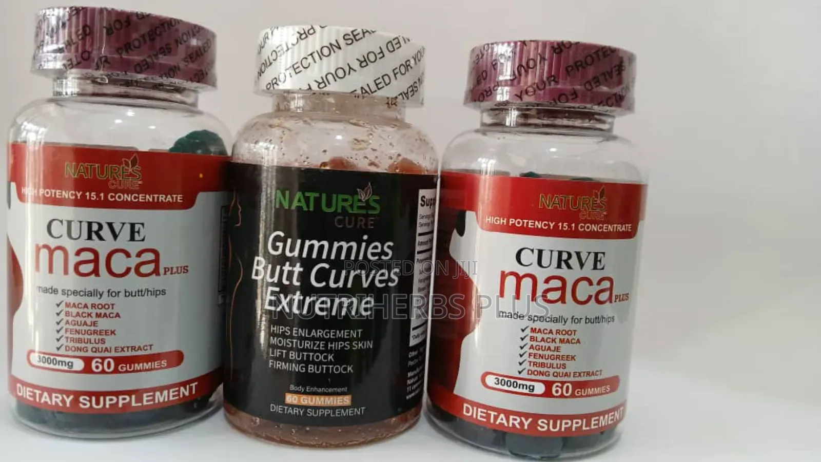Curve Meca Plus+ Butt Curves Gummies:Buttocks and Hips Lifts