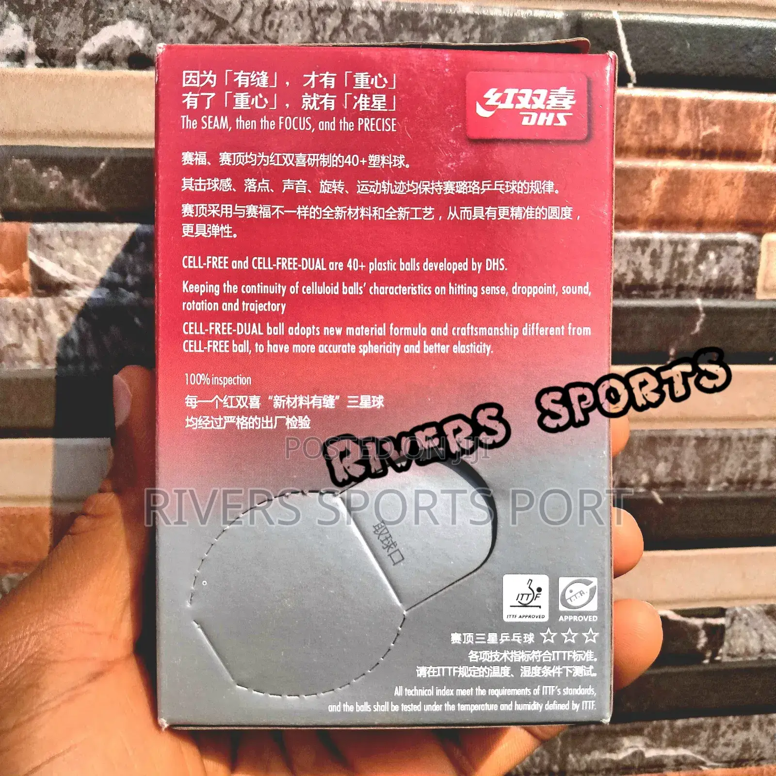 Heavy Duty 6in1 DHS D40+ Professional Table Tennis Ball