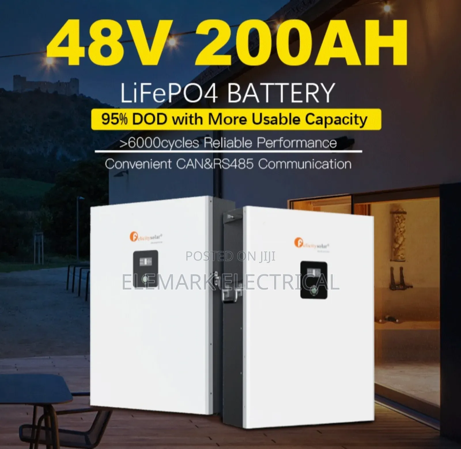 Felicity Solar Lithium Batteries Lifep04 48volts , 51.2volts