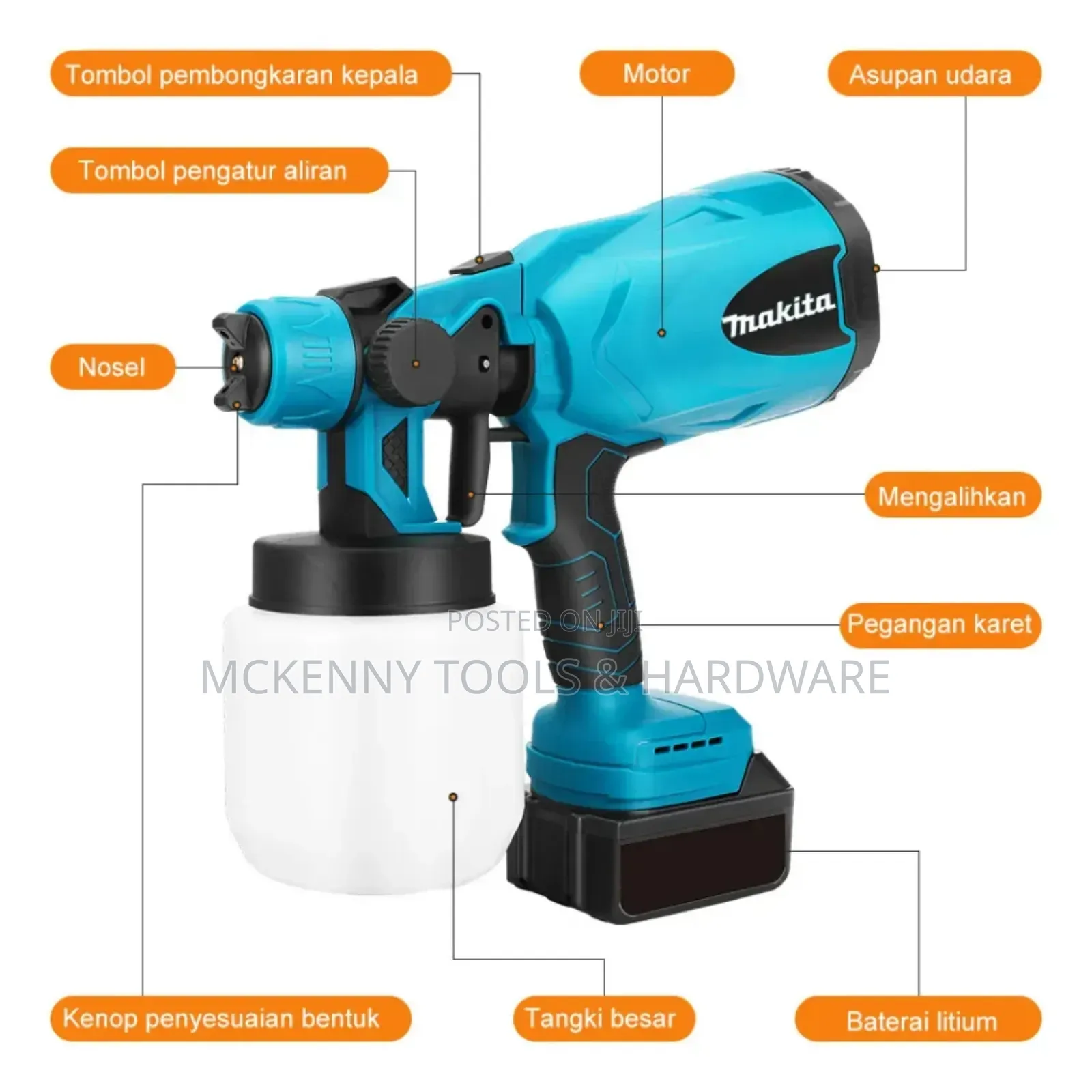 MAKITA Cordless Electric Paint 118v