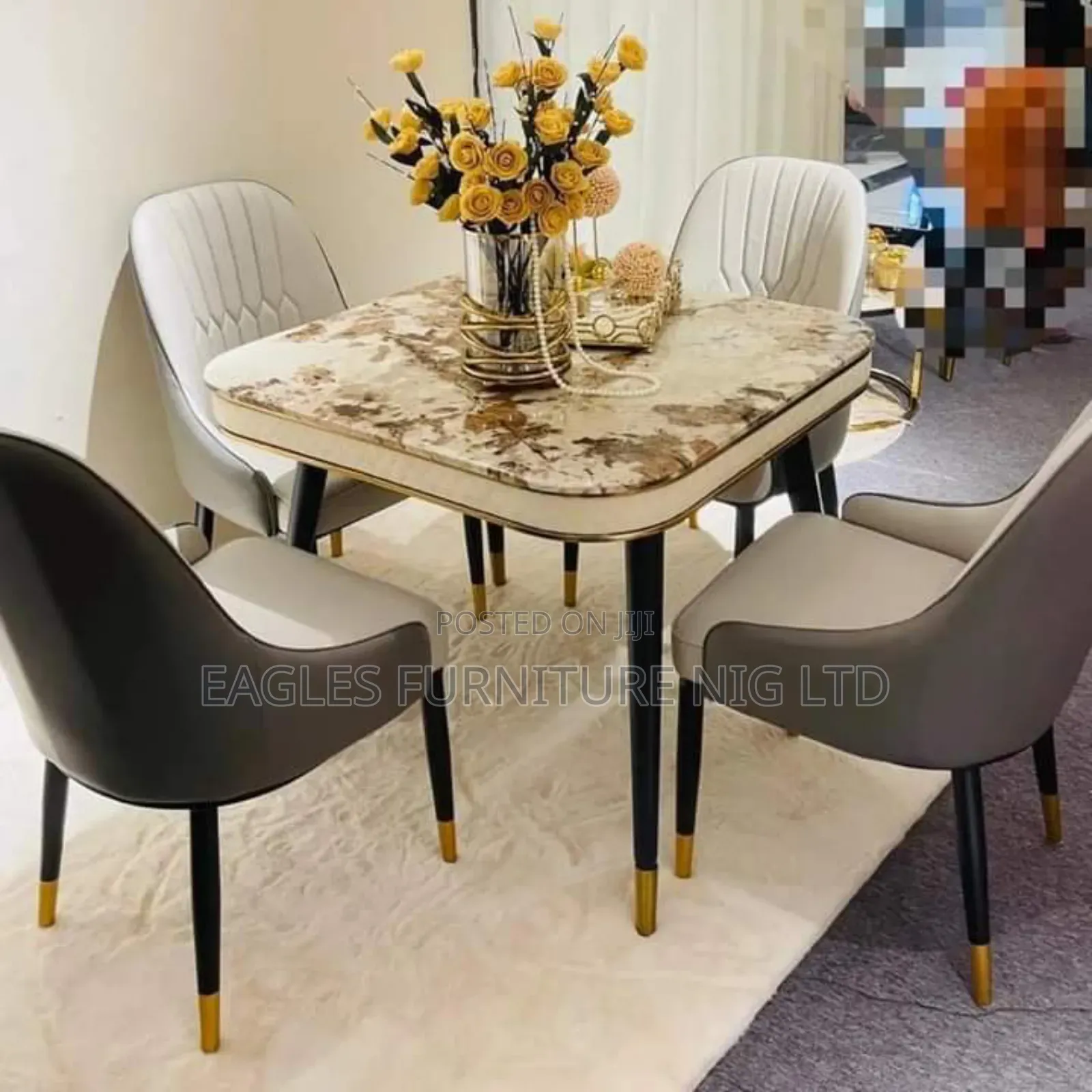 Quality Marble Dining by 4