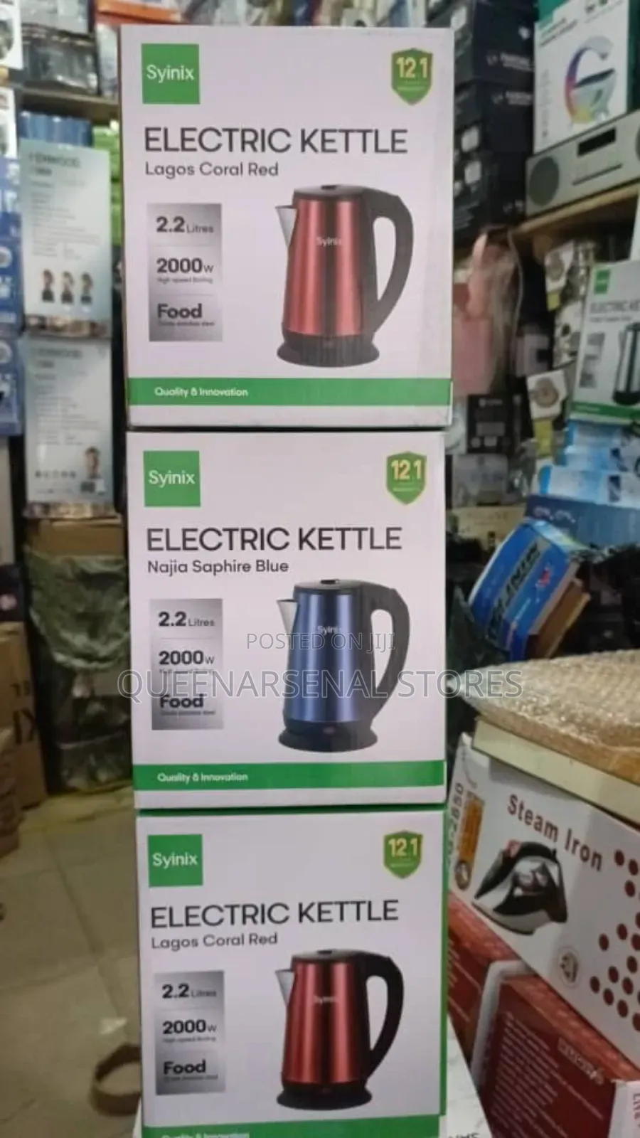 2.2L Syinix Electric Kettle