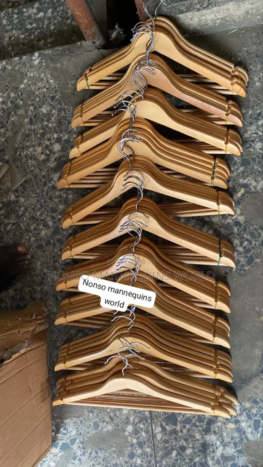 Wood Hangers for Clothes Displaying