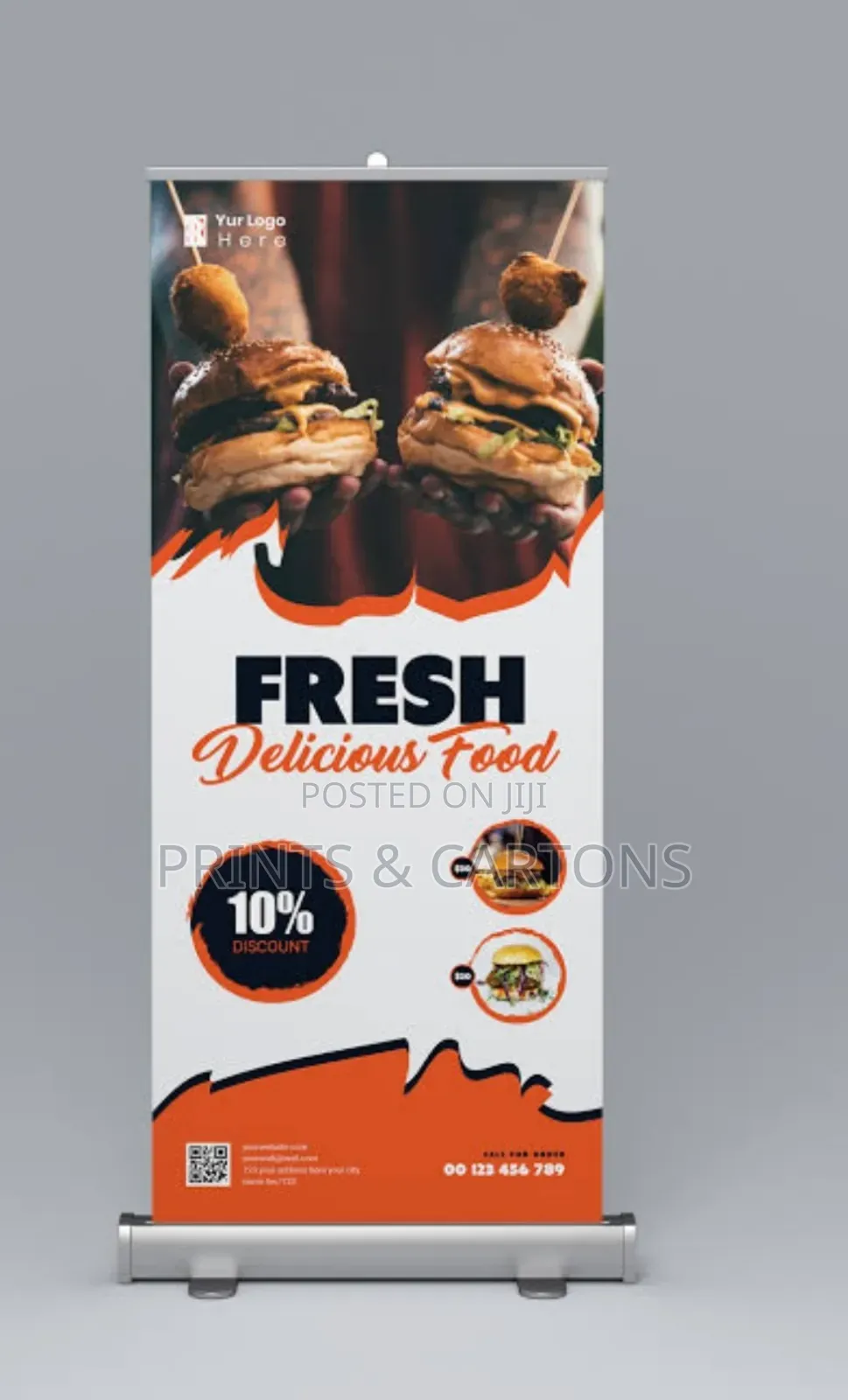 Restaurant Roll-Up Banner Printing 03