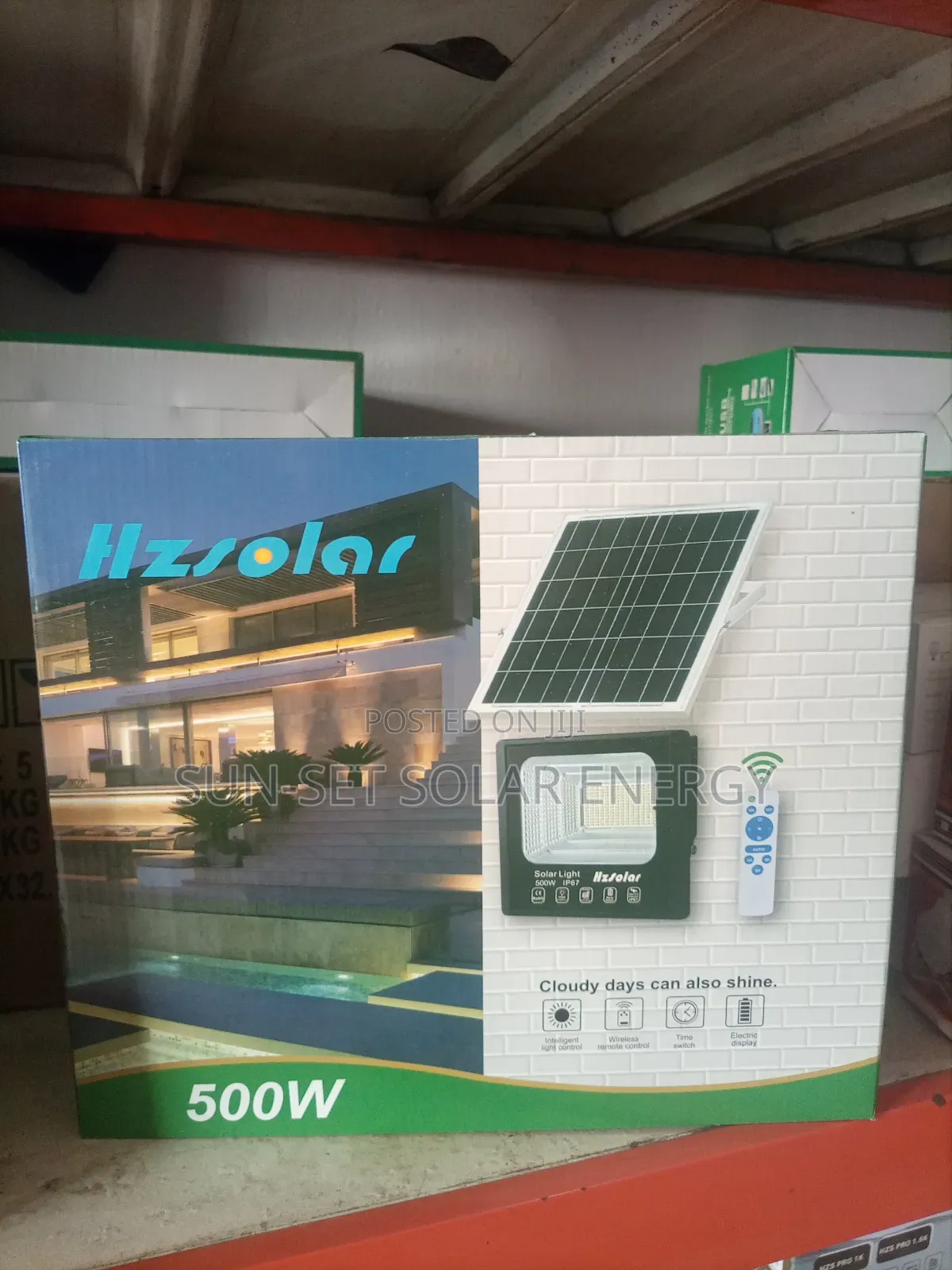 Hz Solar. Street Light 500w With 2yrs Warranty.