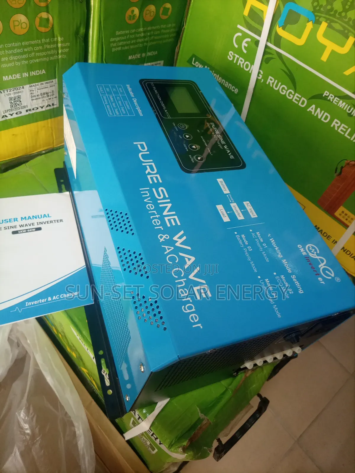 One Inverter 5kva 48v With 2yrs Warranty.