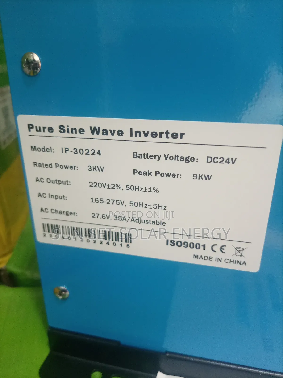 One Inverter 5kva 48v With 2yrs Warranty.