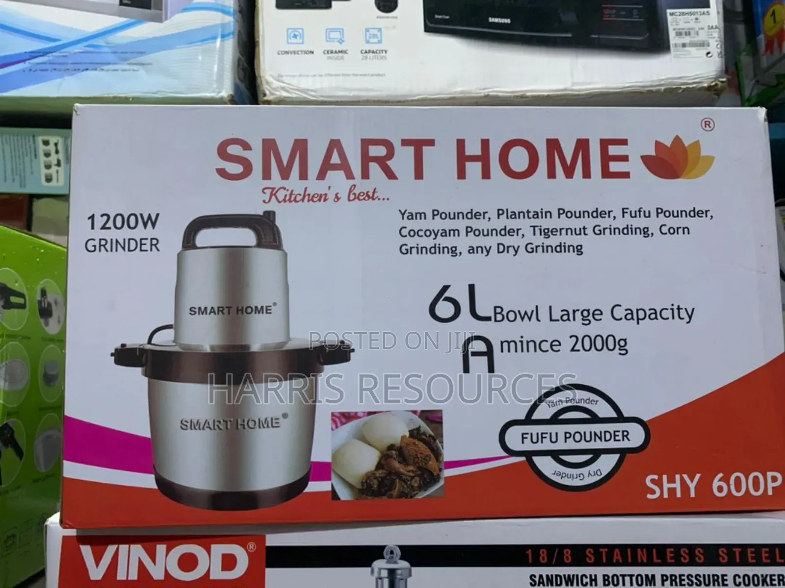Smart Home 6 Litres Yam Pounder Food Processor