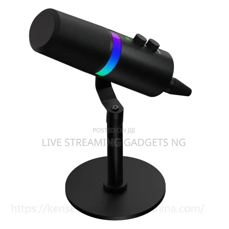 Muse Nv7 Podcast Microphone With RGB and Stand