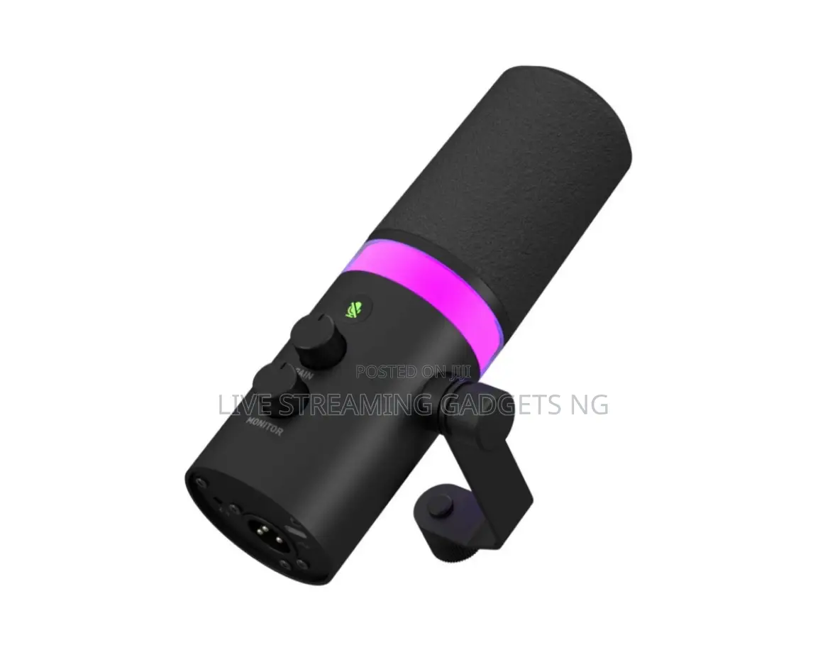 Muse Nv7 Podcast Microphone With RGB and Stand
