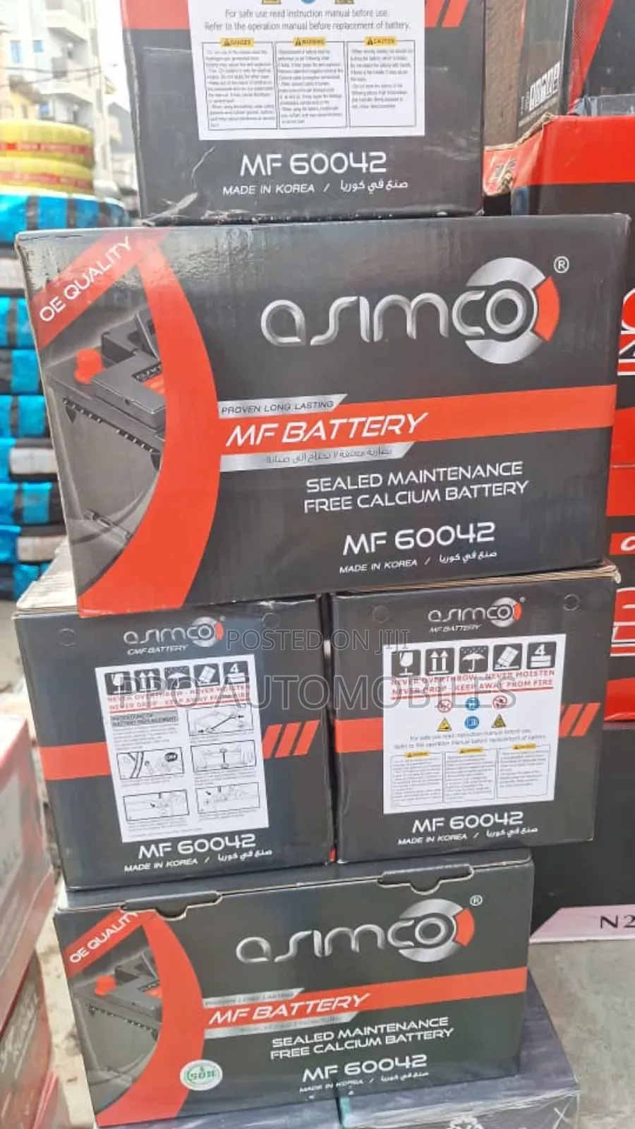 12v 100ah Asimco Mf Korea Battery (For Benz)