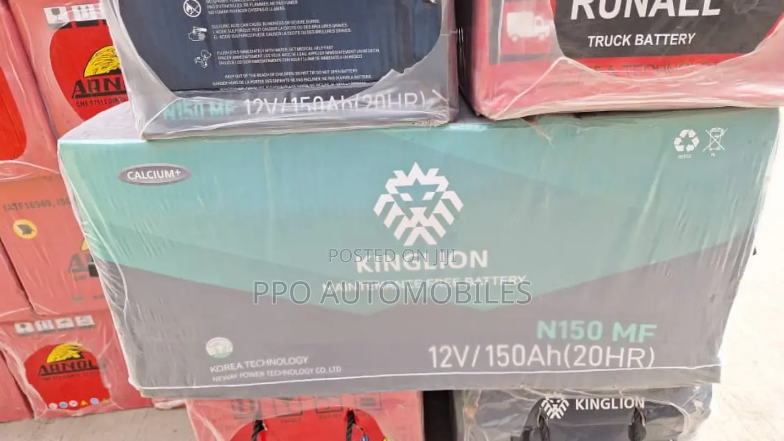 12v 150ah Kinglion Mf Heavy Duty Battery