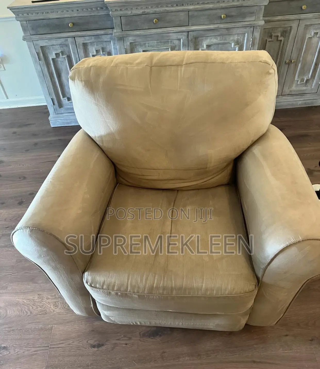 Before and After Professional Sofa Cleaning
