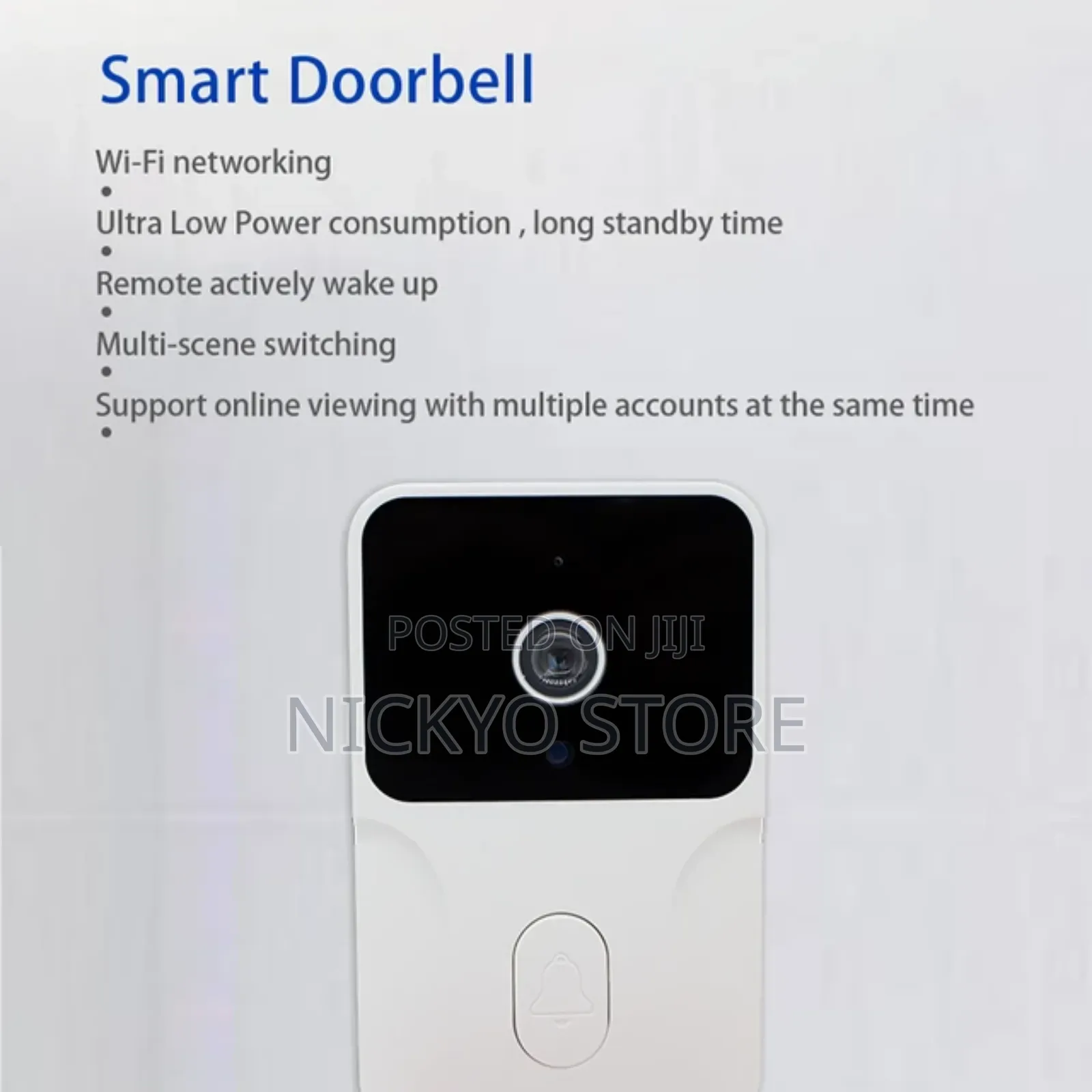 Wireless Doorbell Wifi Video Intercom for Home Security