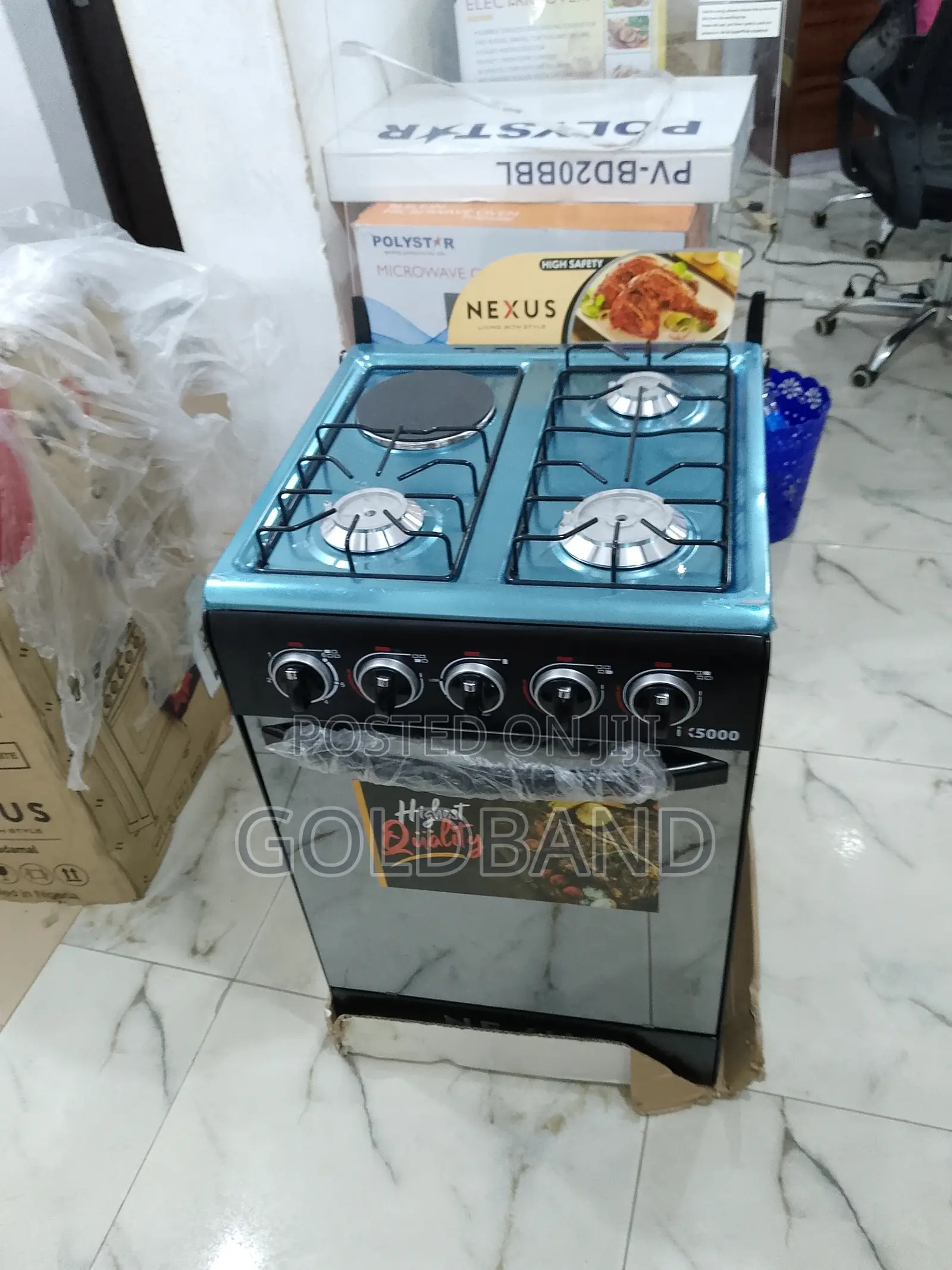 Nexus 3+1 Auto Ignition Gas Cooker (Nx-5055bc)