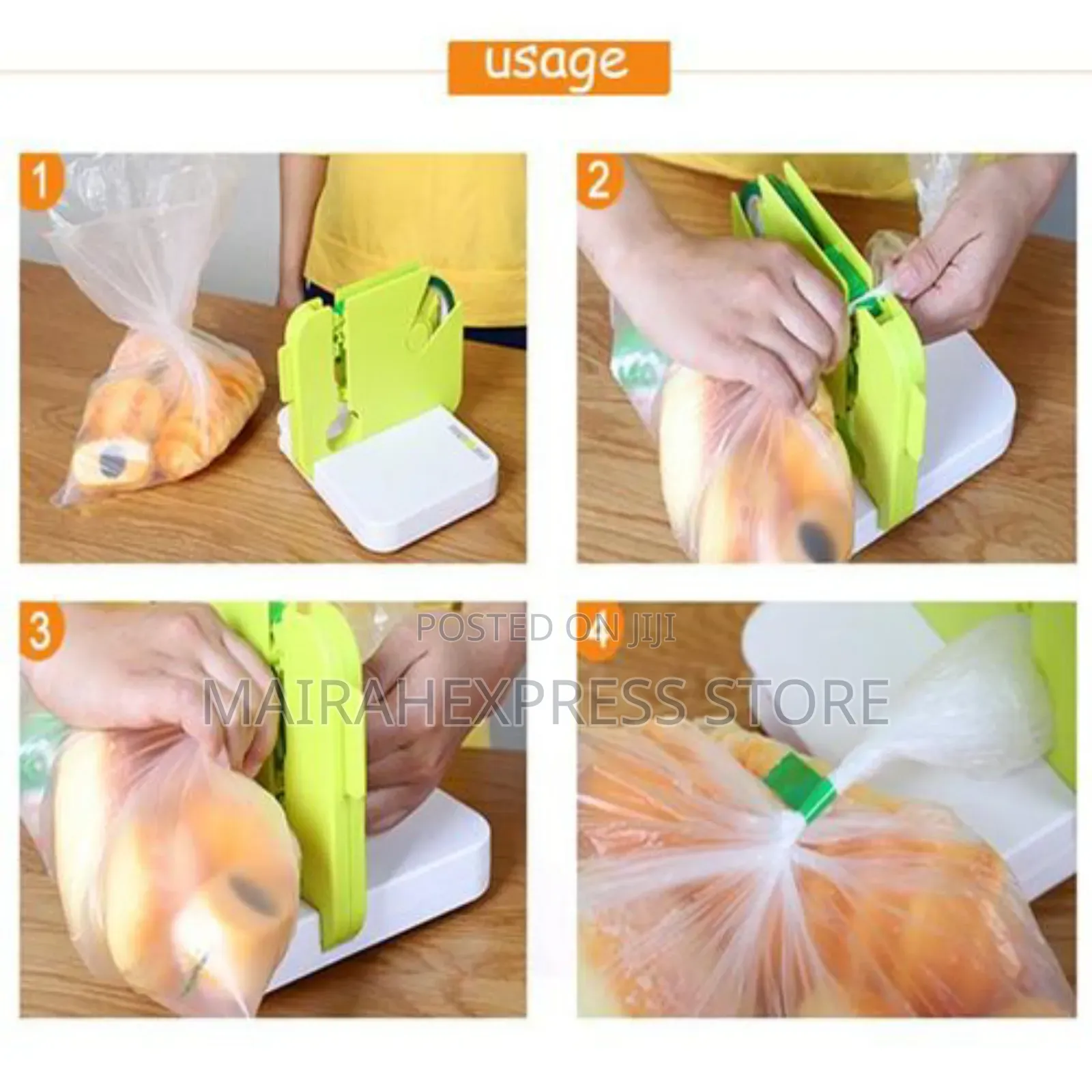 Portable Bag Sealing Device With Tape