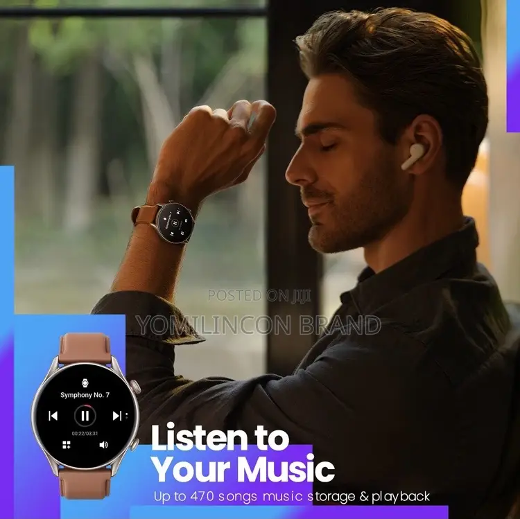 Amazfit GTR 3 Pro Smart Watch With 1.45” AMOLED, Sport Watch