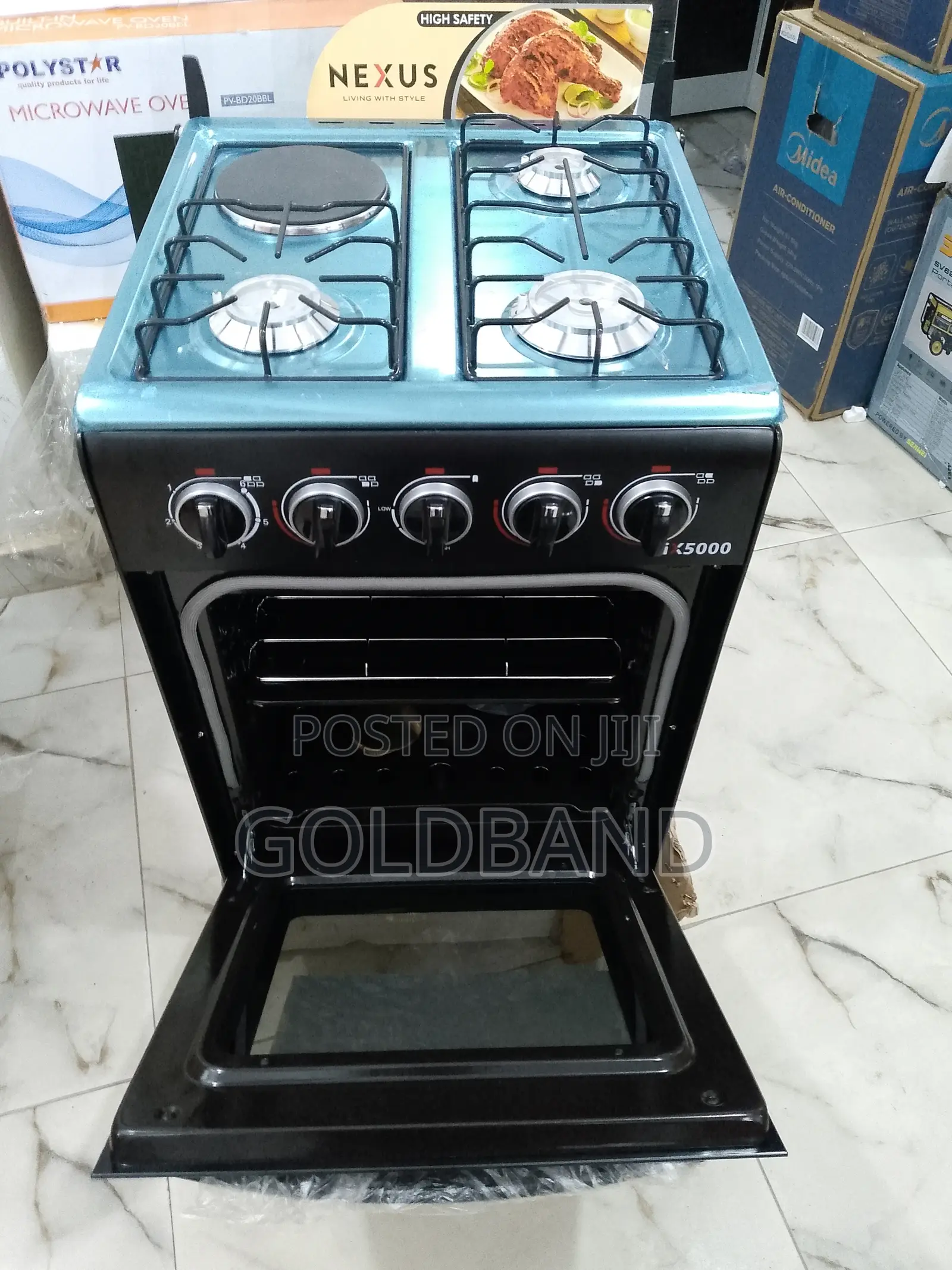 Nexus 3+1 Nx-5055bc Auto Ignition Gas Cooker (Oven Function)