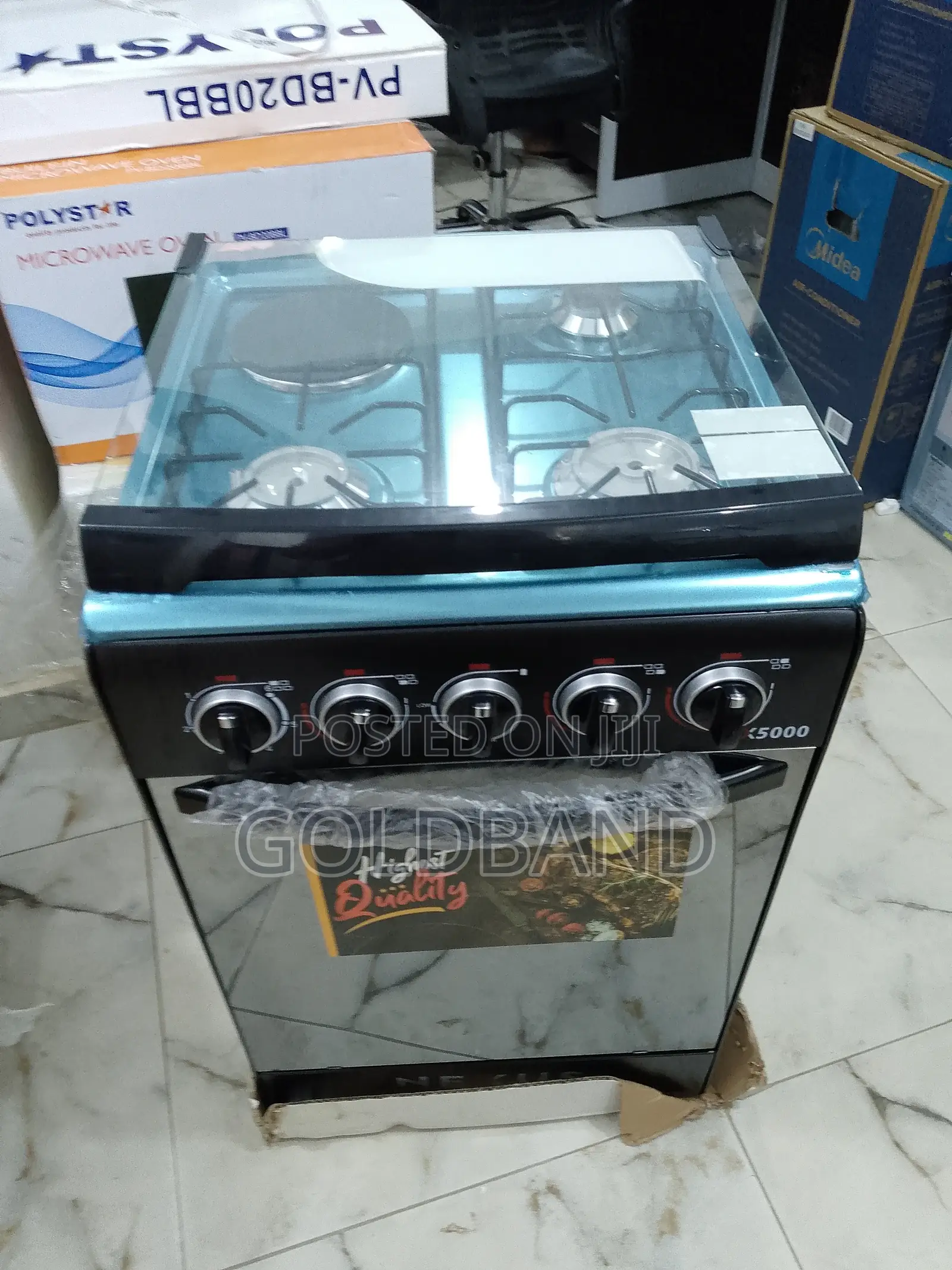 Nexus 3+1 Nx-5055bc Auto Ignition Gas Cooker (Oven Function)