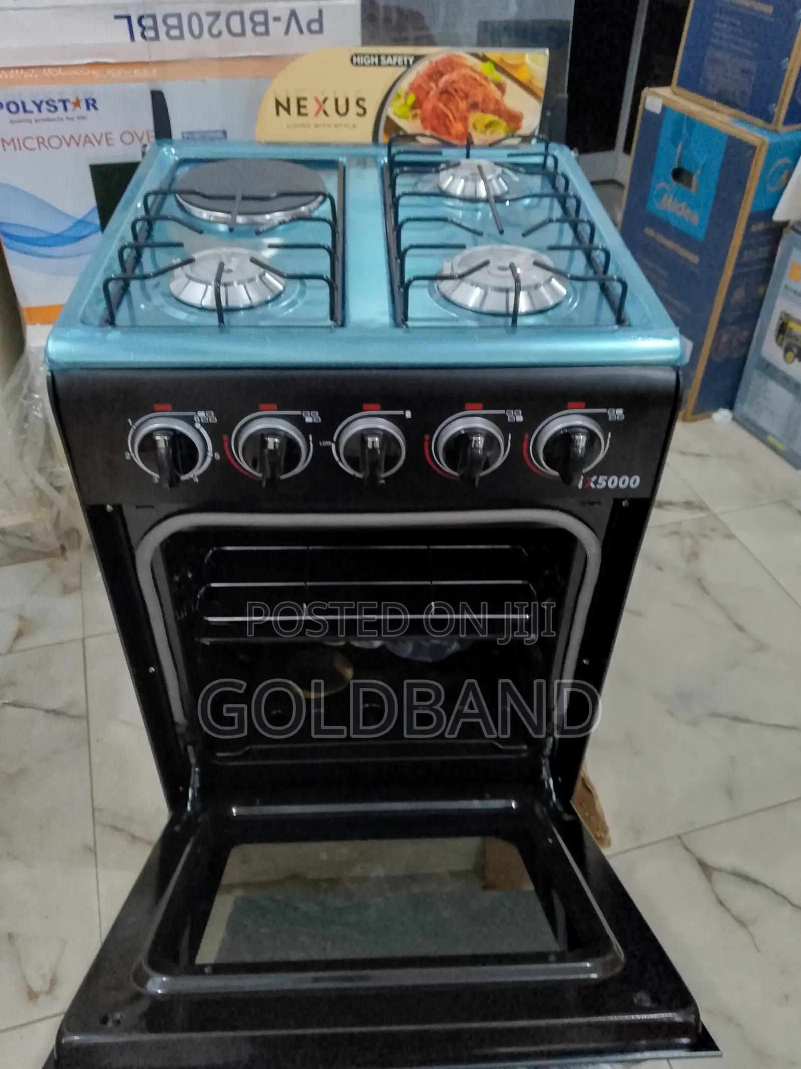 Nexus 3+1 Nx-5055bc Auto Ignition Gas Cooker (Meal Made Easy