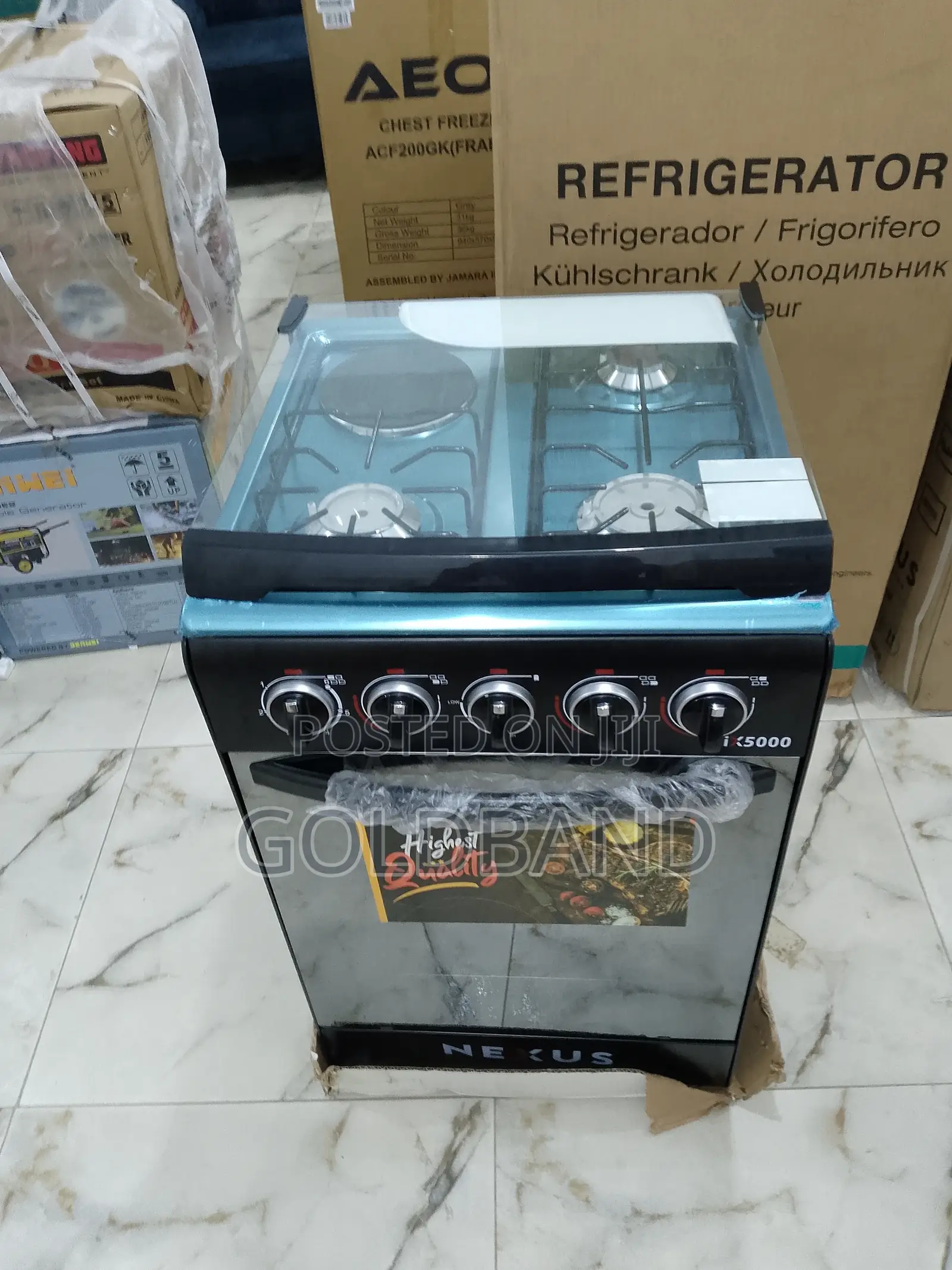 Nexus 3+1 Nx-5055bc Auto Ignition Gas Cooker (Cook Pro)