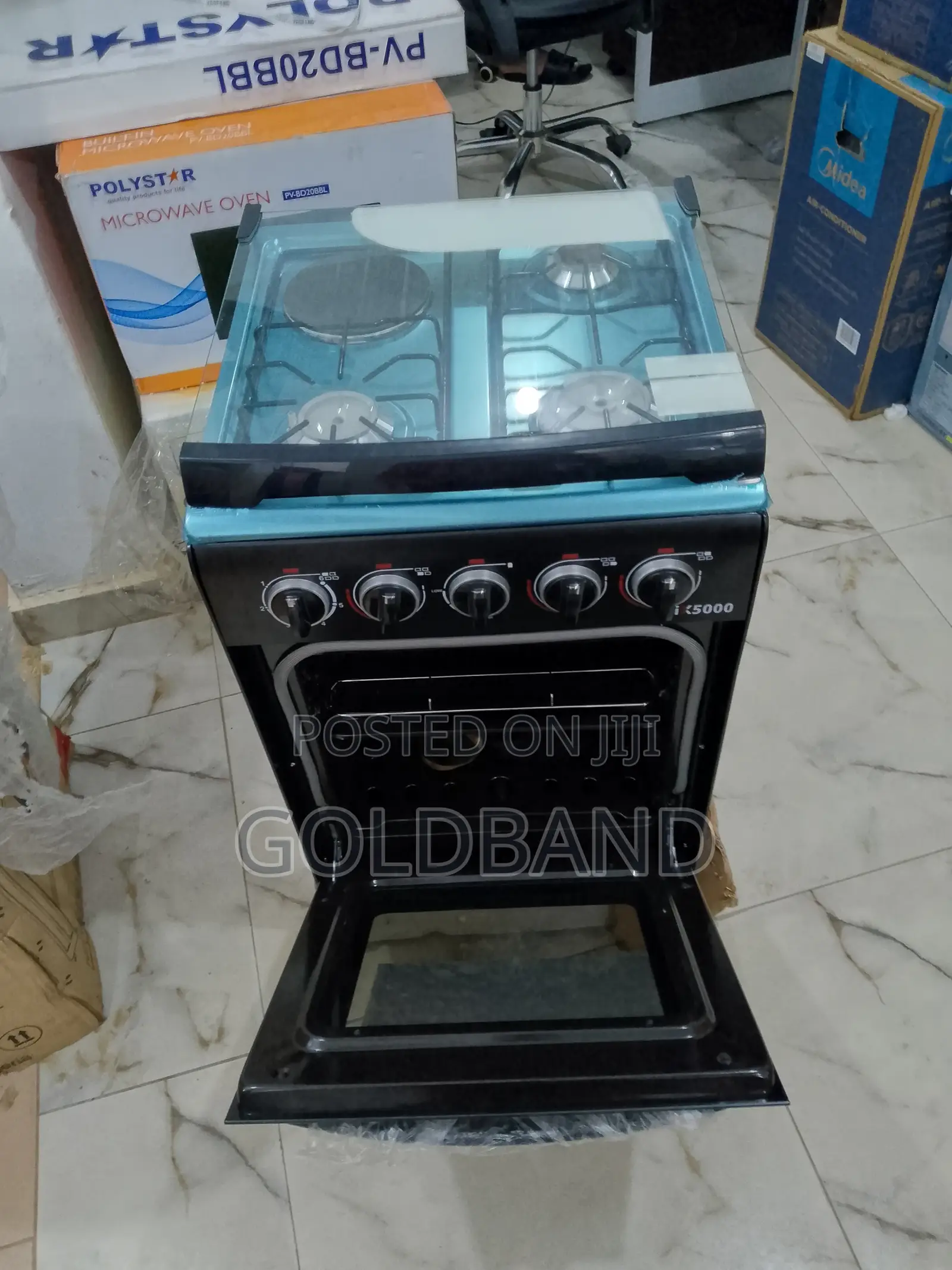 Nexus 3+1 Auto Ignition Gas Cooker Resistance to Scratches