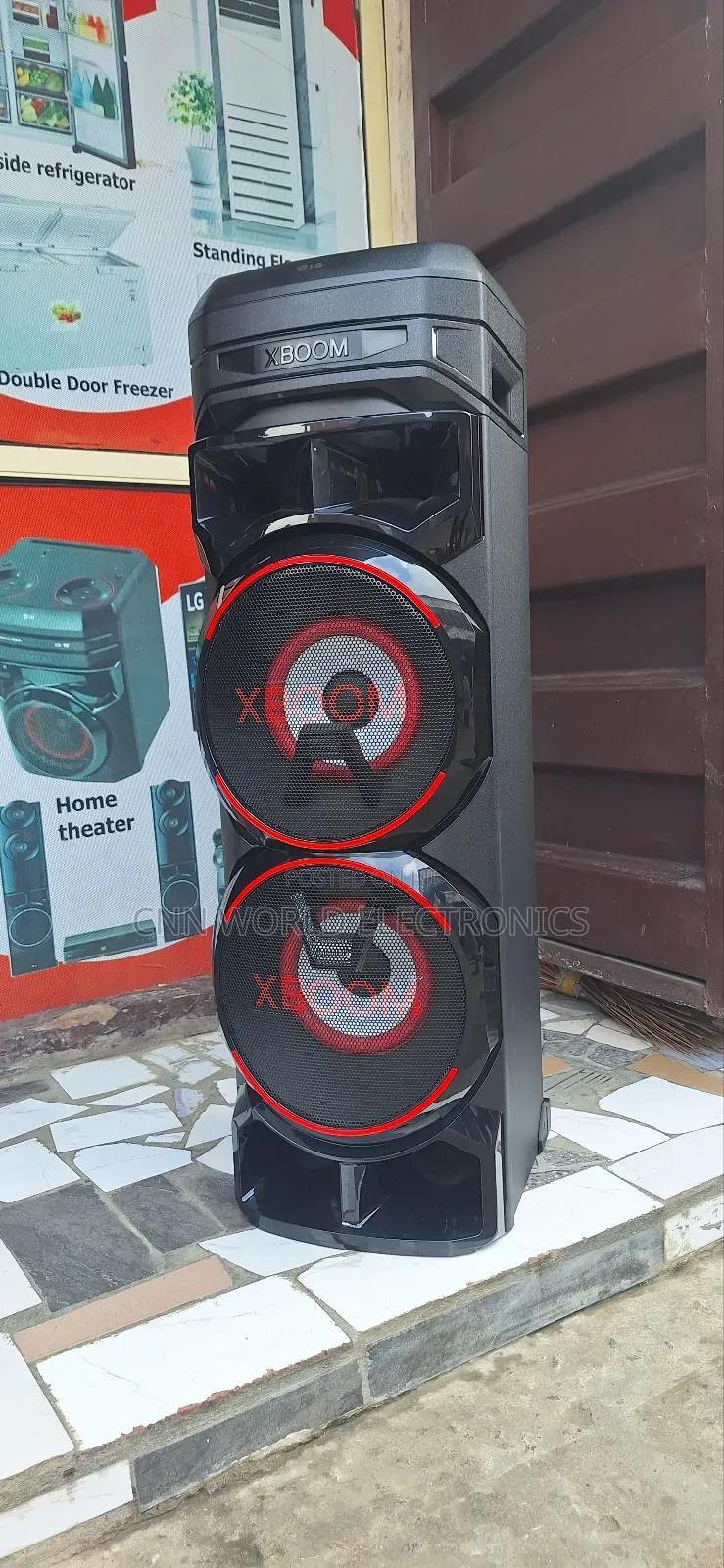 Heavy Duty Lg Xboom (1800w) Sound System Bluetooth Usb 2yrs