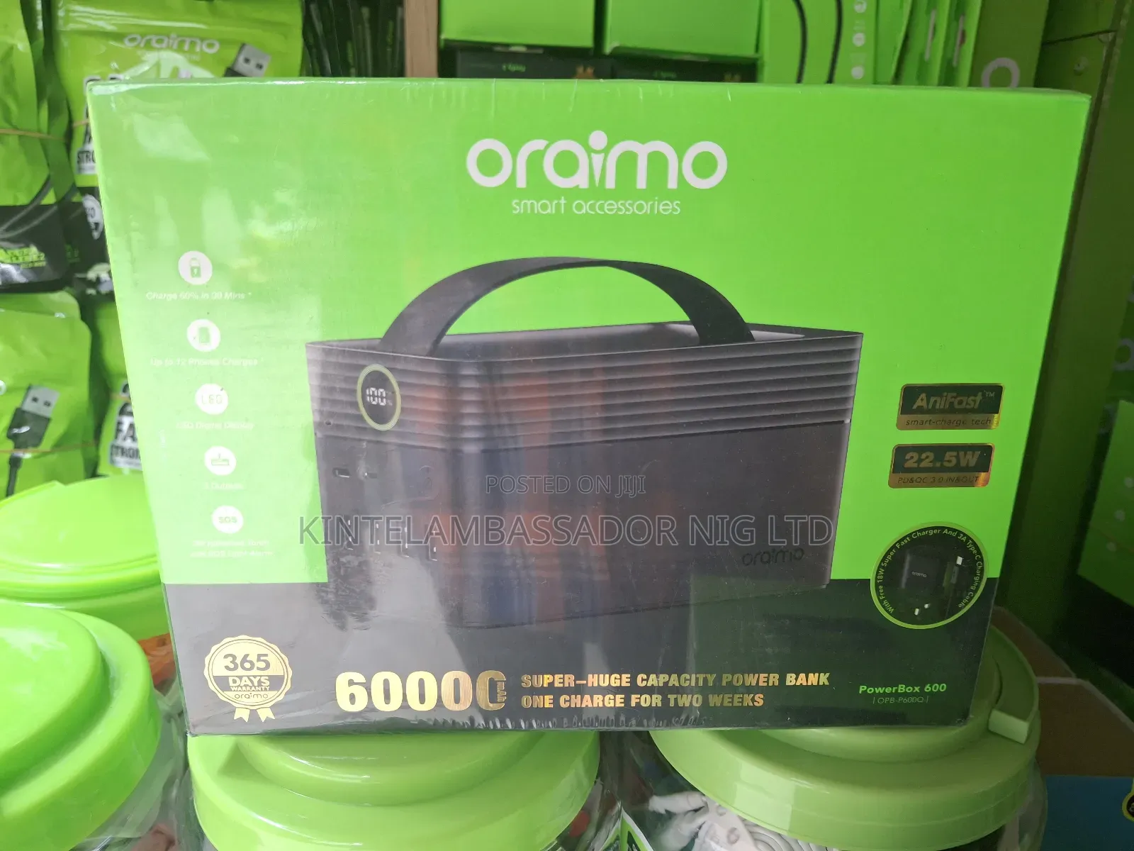 Oraimo Powerbank- 60,000AMHS