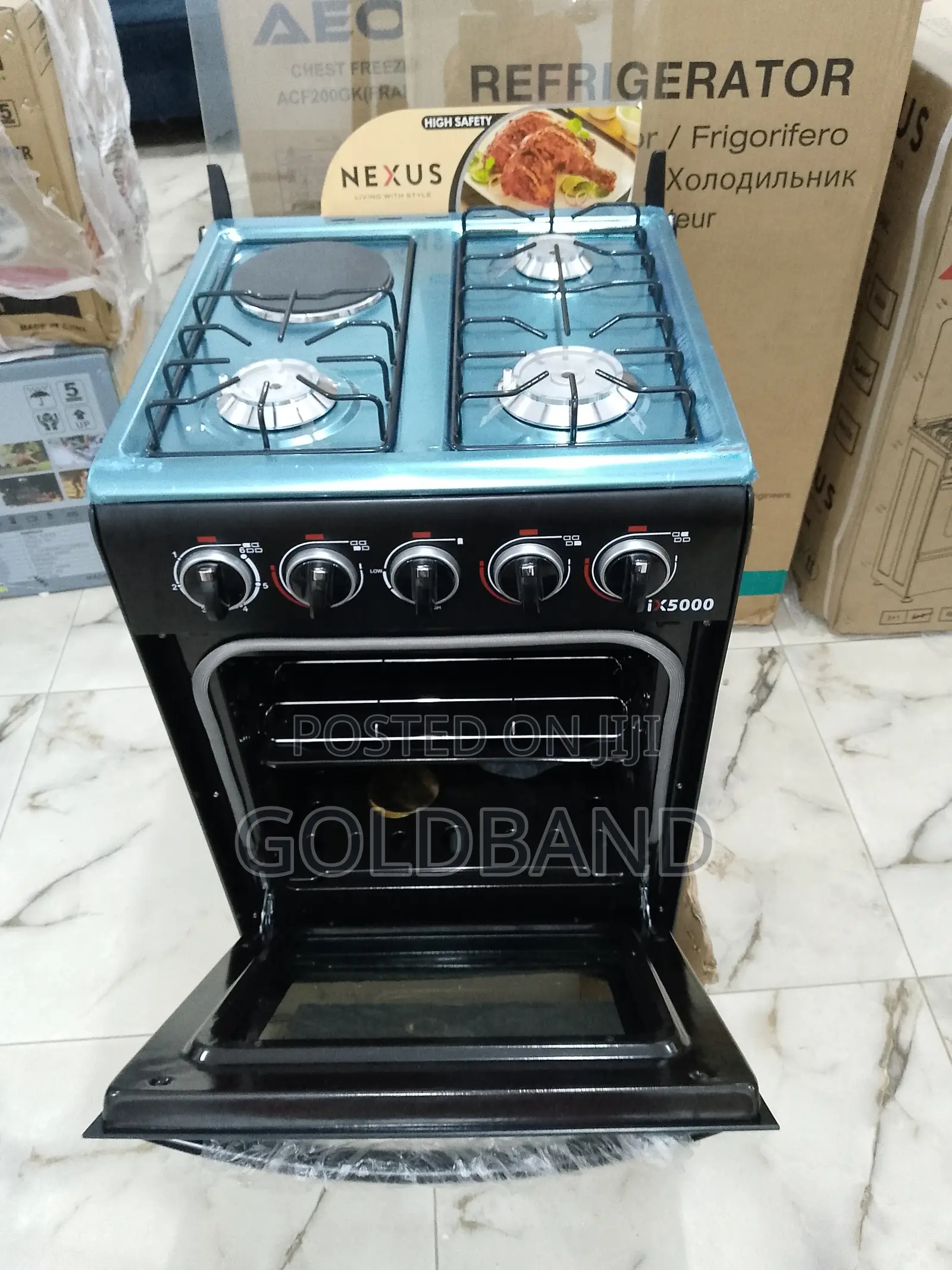 Nexus 3+1 Auto Ignition Grill Heat Gas Cooker