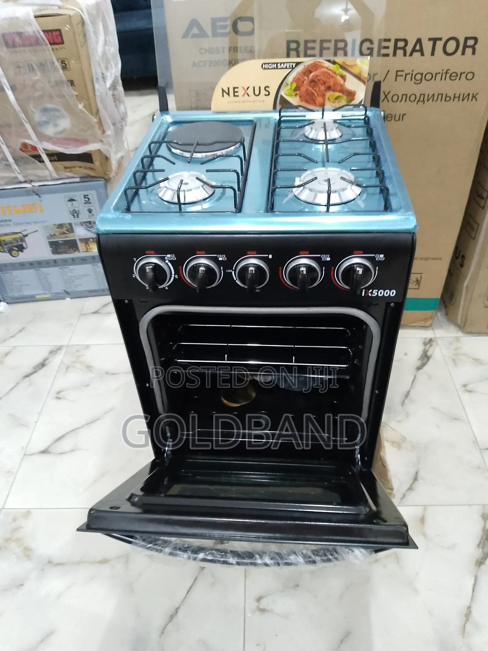 Nexus 3+1 Nx-5055bc Auto Ignition Newly Built Gas Cooker