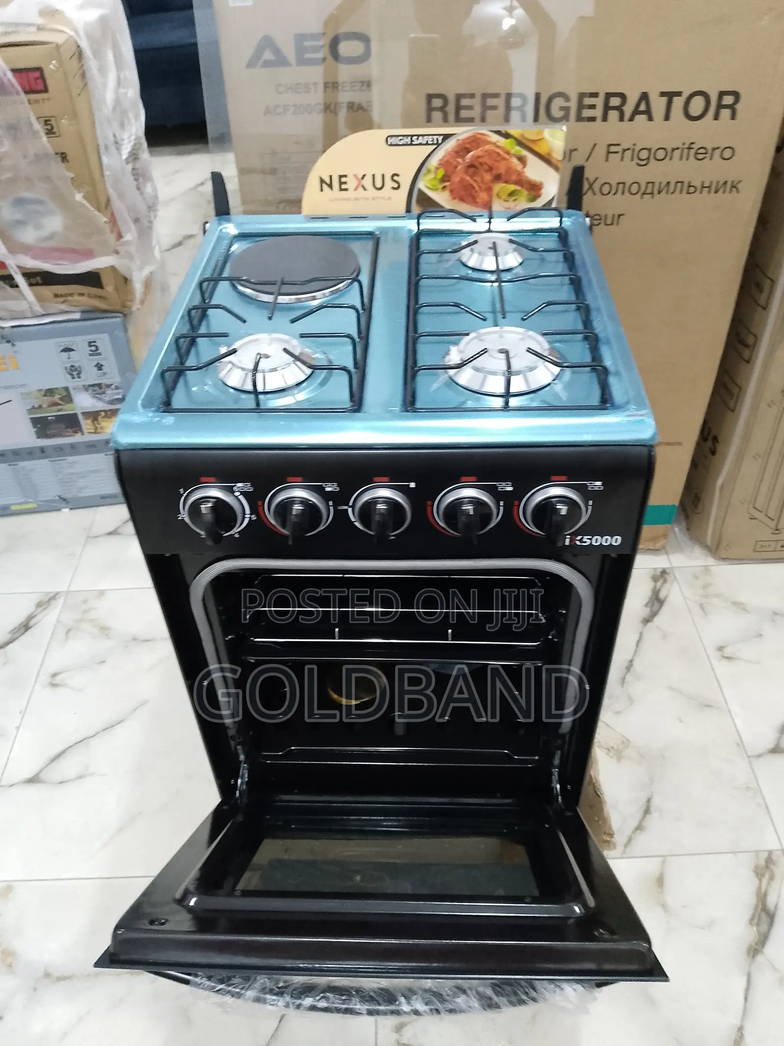 Nexus 3+1 Nx-5055bc Auto Ignition Newly Built Gas Cooker