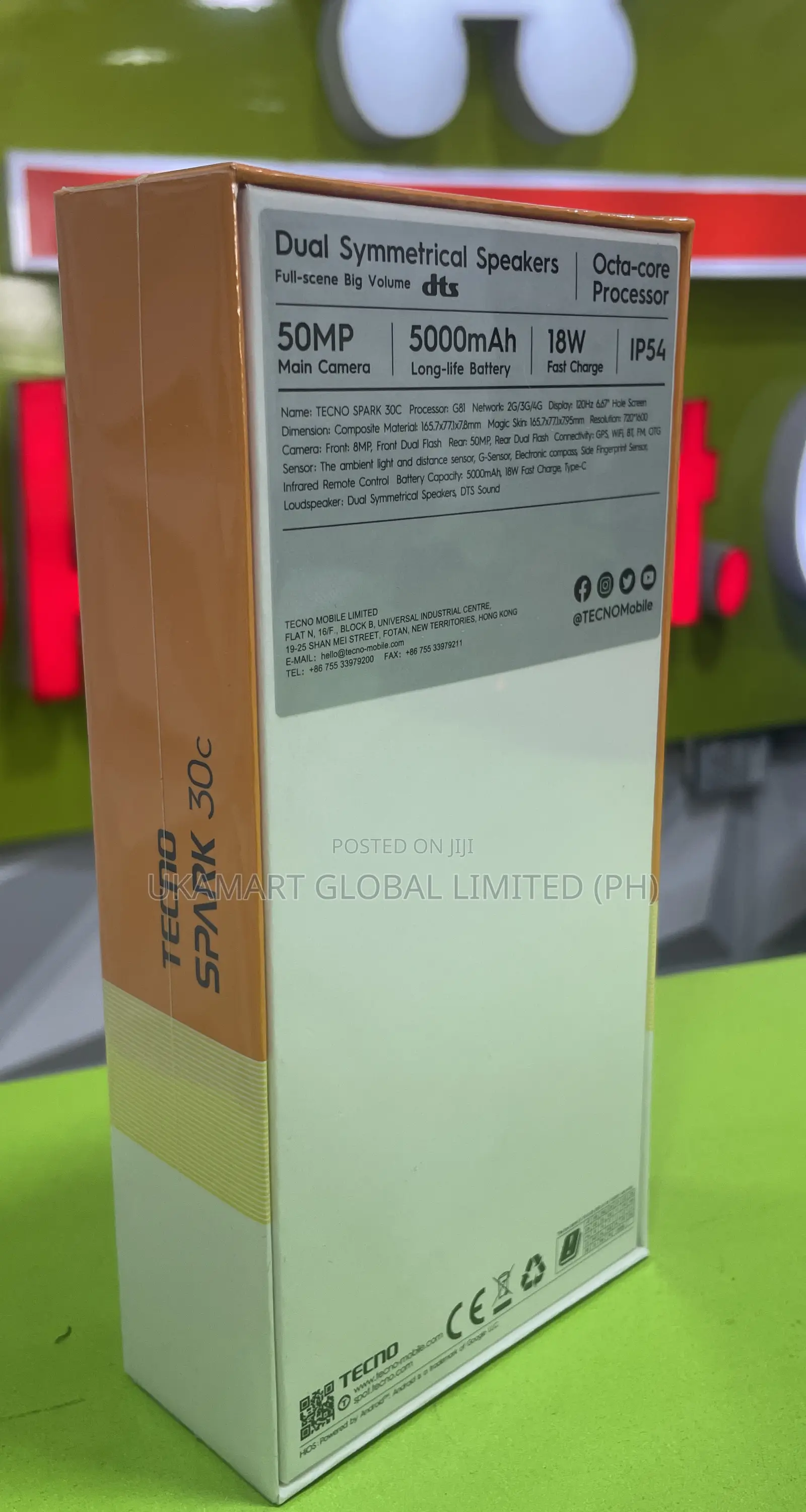 New Tecno Spark 30C 128 GB
