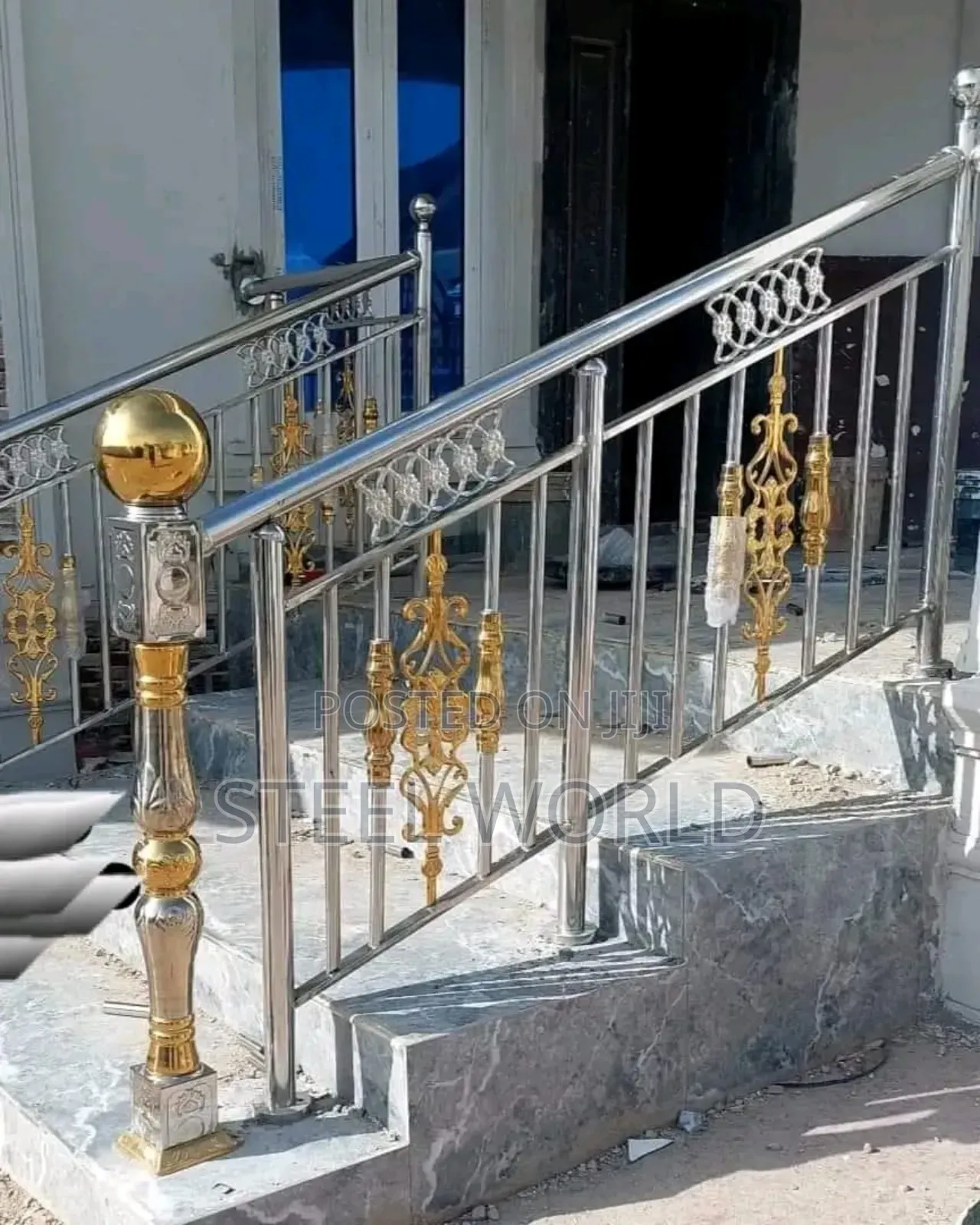 Handrail With Luxury Gold