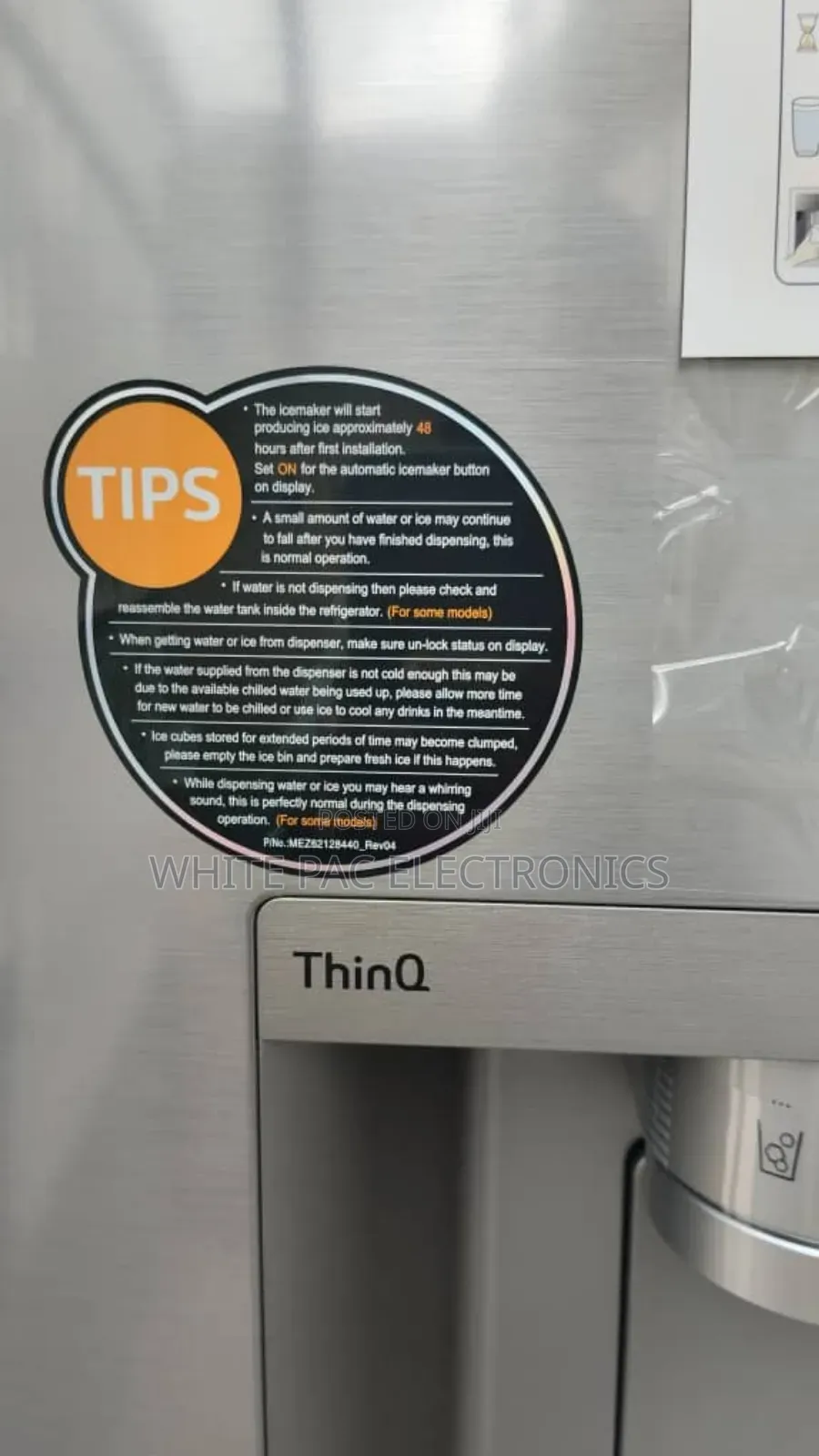 Lg Inverter Nok -nok 674 L Said By Said>Dispenser Ice Maker