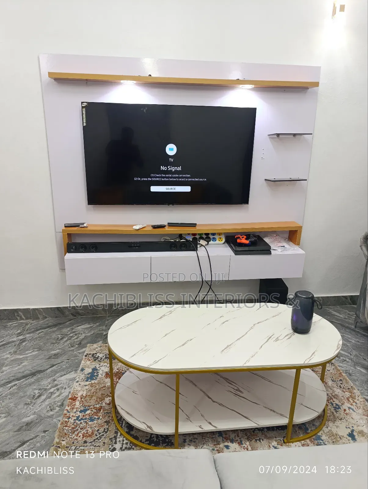 Classy 7ft Tv Console