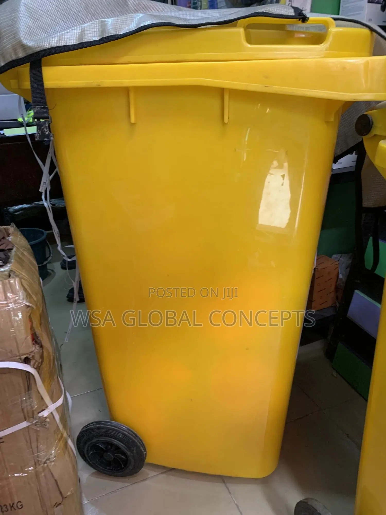 240 Liters Wheel Bin With Safety Oil Spill Kit