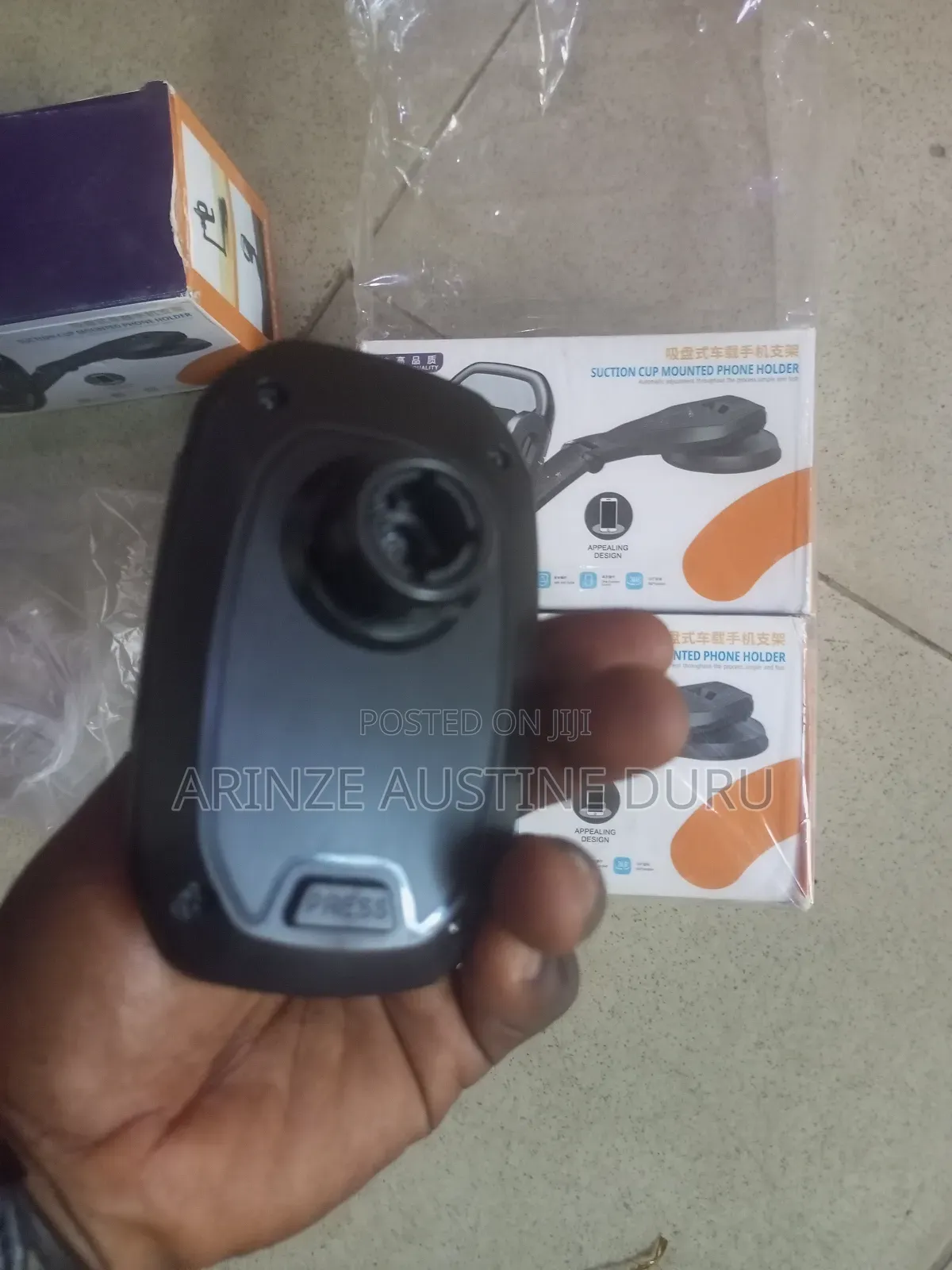 Mobile Holder for Car Compatible With All Mobile - Black