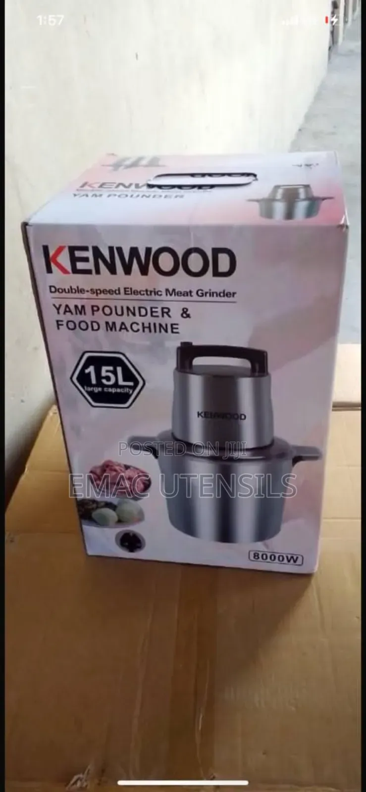 15 Litter Kenwood Yam Pounder or Food Processor