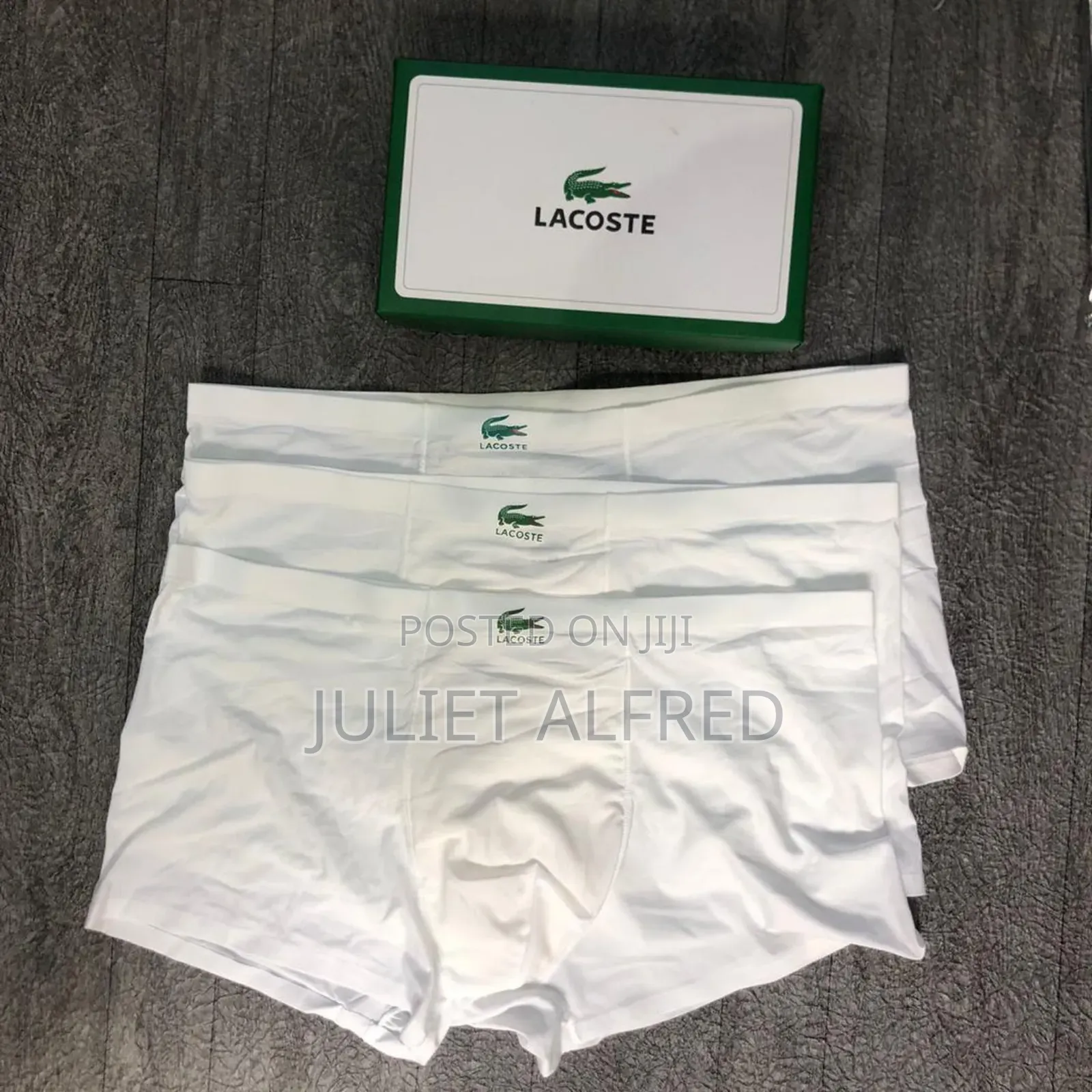 All White Condom Boxer 3 in 1