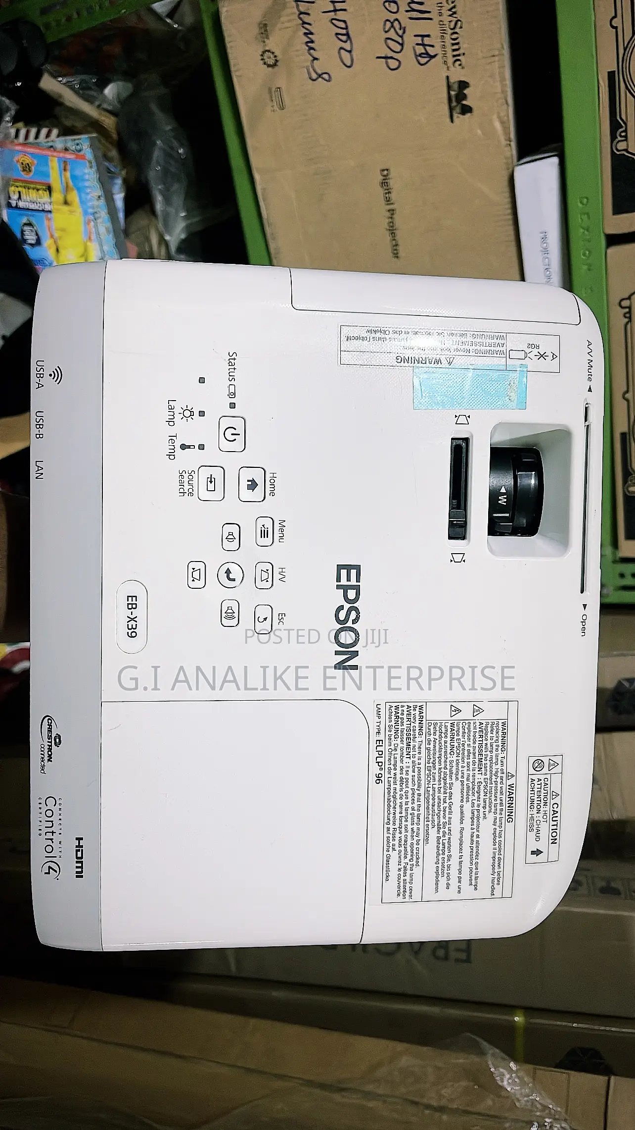  UK Used Epson Eb-X39 Xga 3lcd Projector