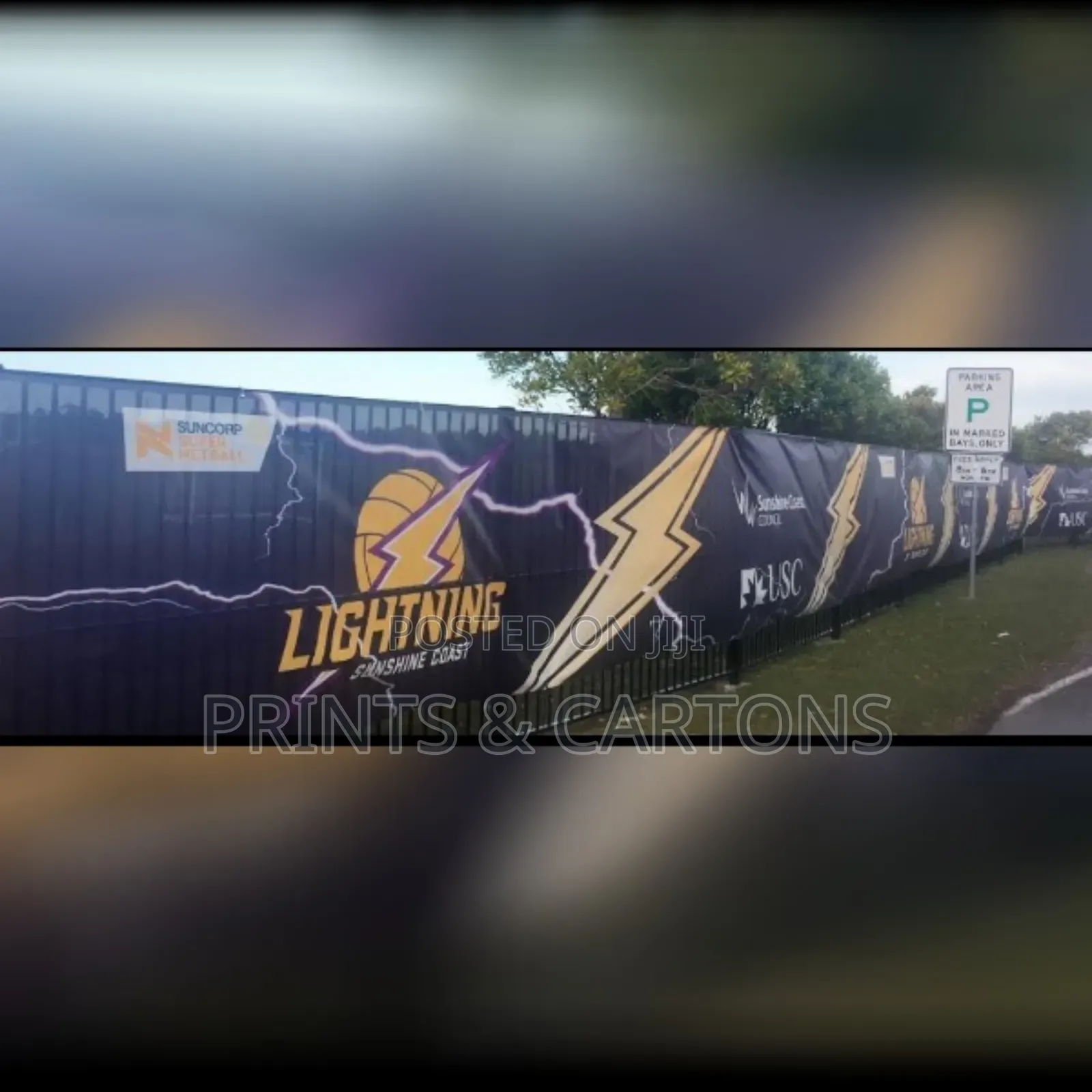 Company Mesh Banner Printing