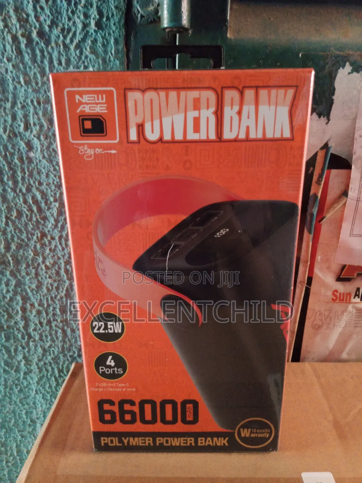 New Age 66000 Mah Power Bank 22.5w.