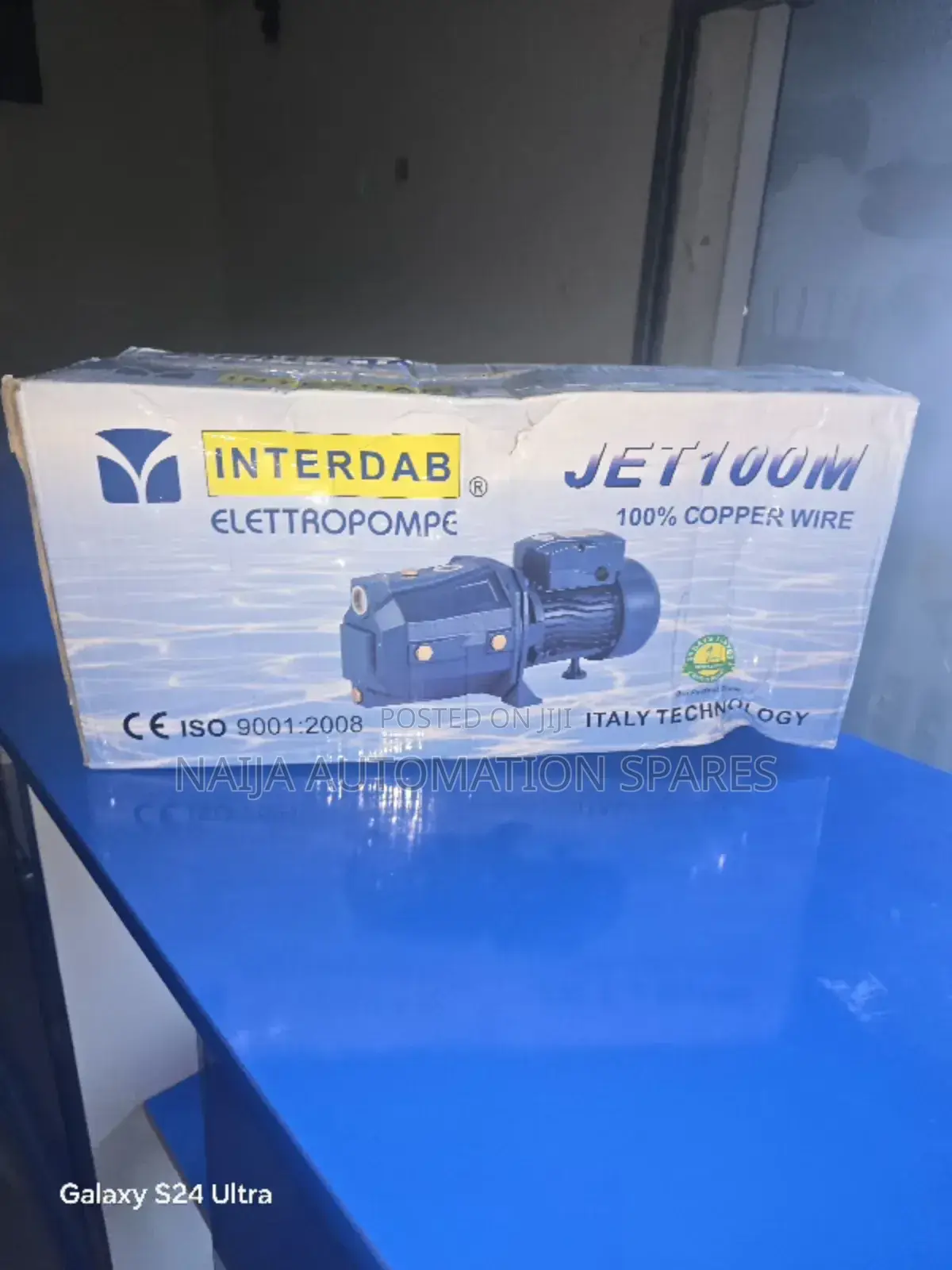 Interdab Surface Water Pump 1hp | 100%Corper Coil |JET100M