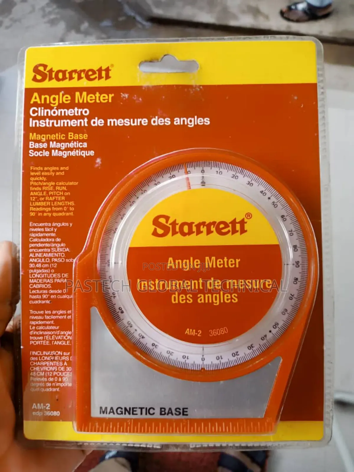 Starrett Angle Meter With Magnetic Base